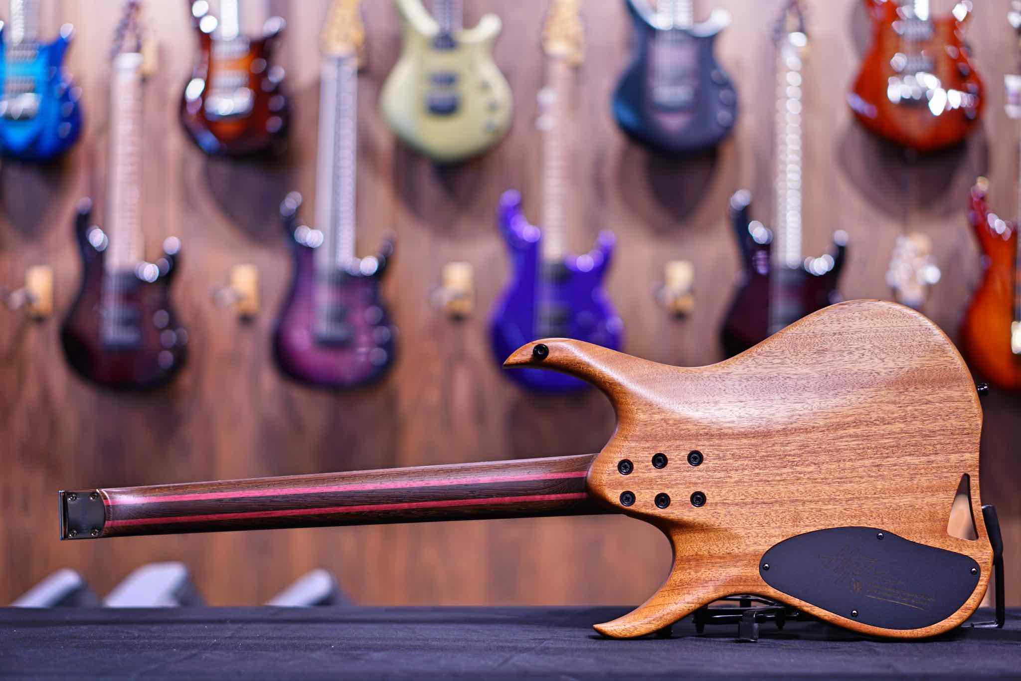 Mayones Hydra Elite VF 6 HF2108460 Trans dirty purple blue burst satine - HIENDGUITAR Mayones GUITAR