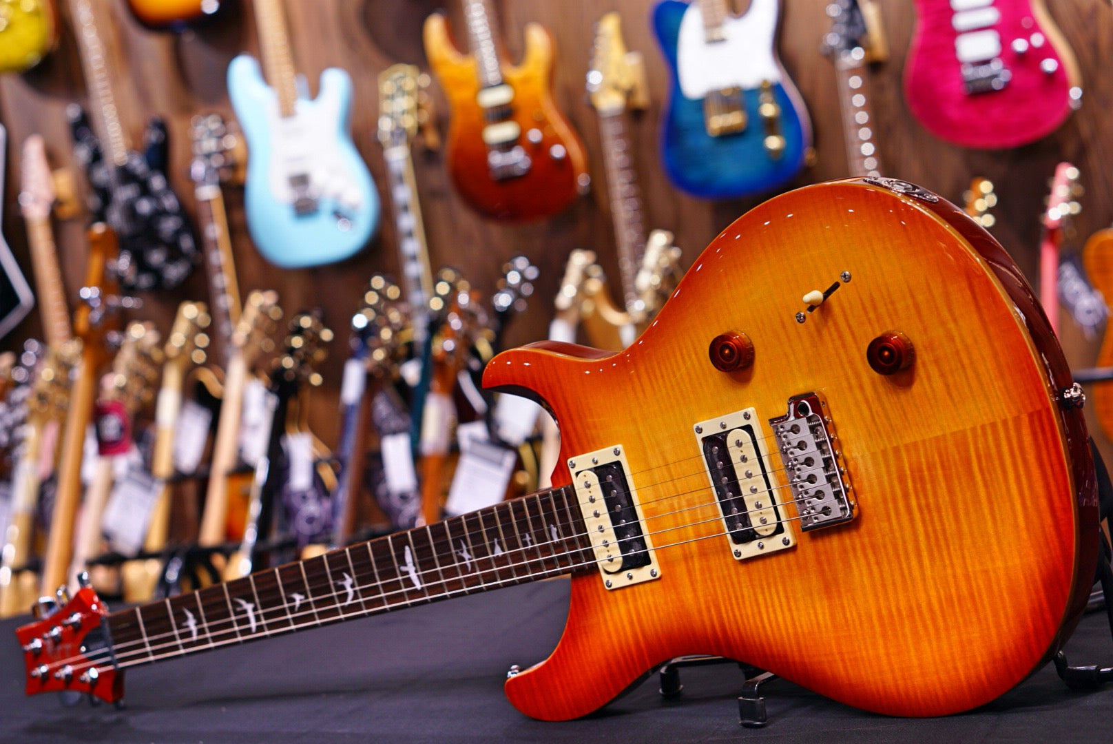 PRS SE Custom 22 - Vintage Sunburst - HIENDGUITAR PRS SE GUITAR