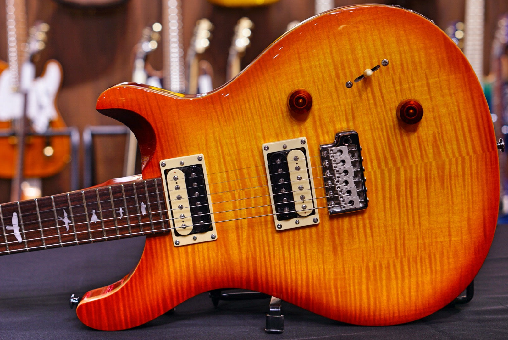 PRS SE Custom 22 - Vintage Sunburst - HIENDGUITAR PRS SE GUITAR