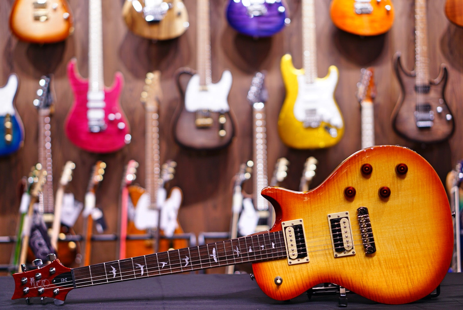 PRS SE 245 - Vintage Sunburst - HIENDGUITAR PRS SE GUITAR