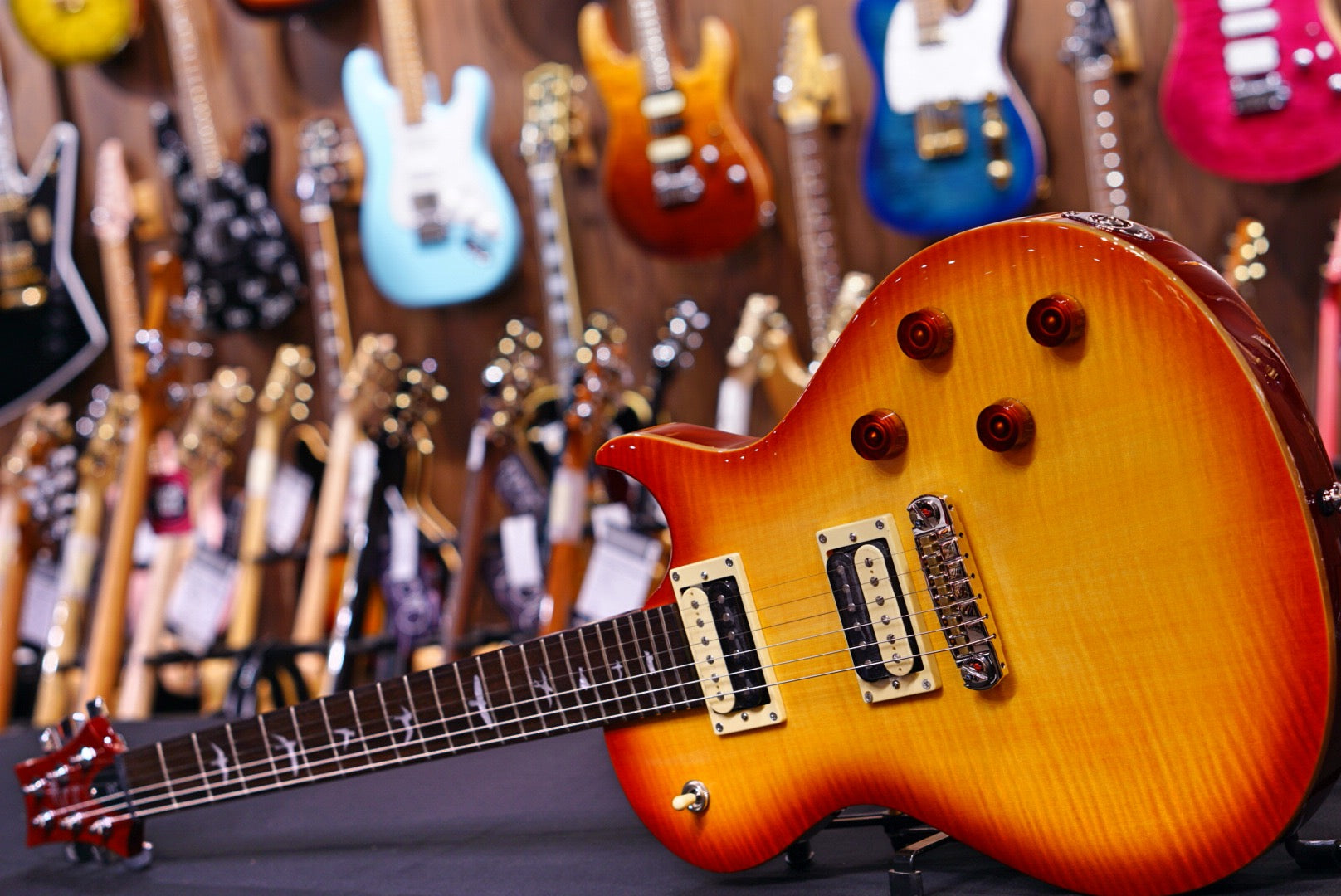 PRS SE 245 - Vintage Sunburst - HIENDGUITAR PRS SE GUITAR