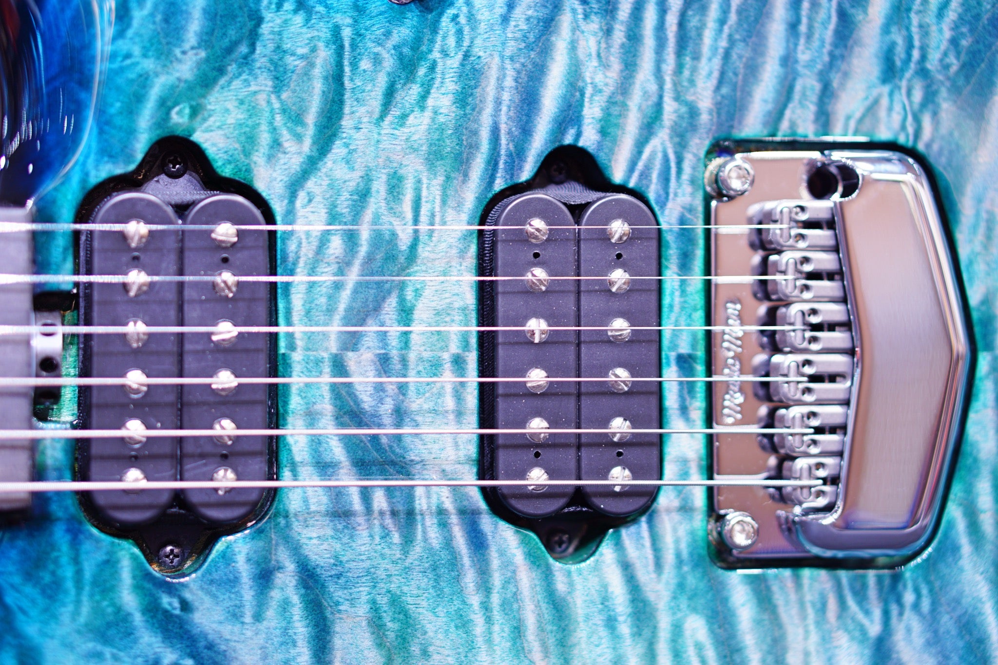 Ernie Ball Music Man John Petrucci Majesty Electric Guitar - Hydrospace with Ebony Fingerboard M014773 - HIENDGUITAR Musicman GUITAR