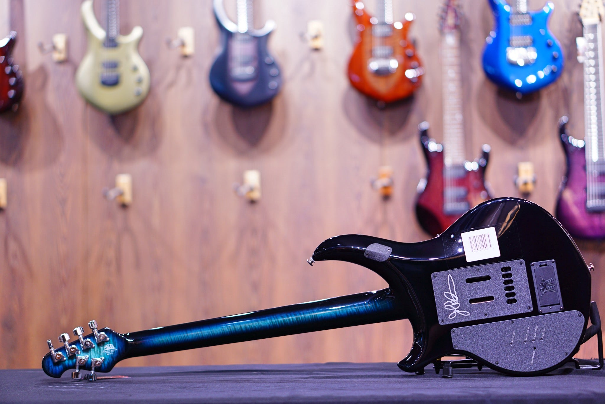 Ernie Ball Music Man John Petrucci Majesty Electric Guitar - Hydrospace with Ebony Fingerboard M014773 - HIENDGUITAR Musicman GUITAR