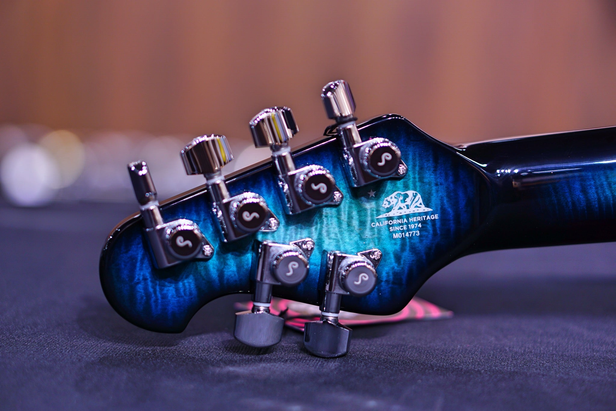 Ernie Ball Music Man John Petrucci Majesty Electric Guitar - Hydrospace with Ebony Fingerboard M014773 - HIENDGUITAR Musicman GUITAR