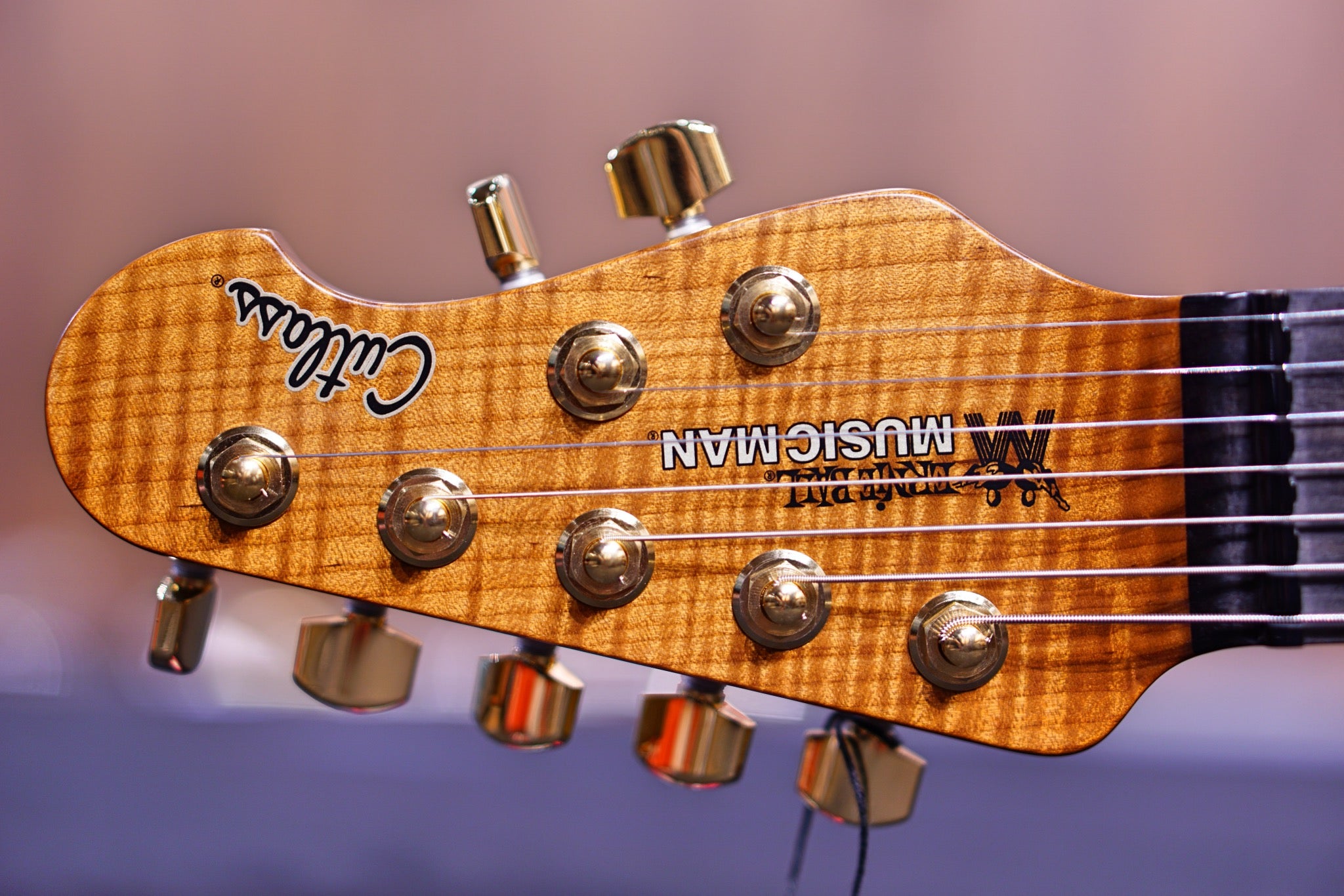 Ernie Ball Music man Cutlass HH Trem - 7 String - Jason Richardson - Rorschach Red - s06986 - HIENDGUITAR Musicman GUITAR