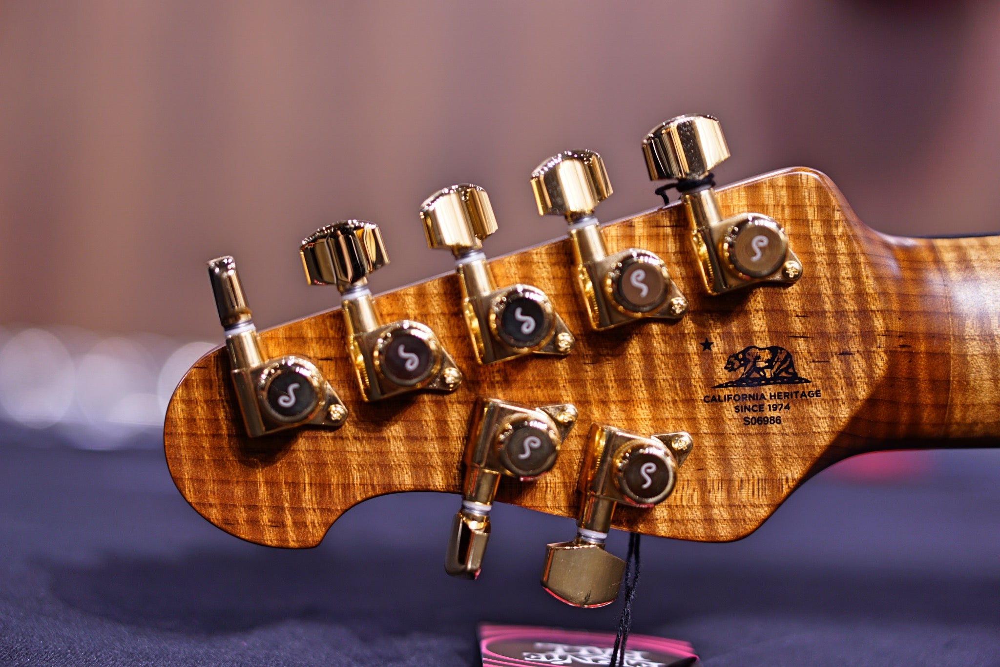 Ernie Ball Music man Cutlass HH Trem - 7 String - Jason Richardson - Rorschach Red - s06986 - HIENDGUITAR Musicman GUITAR