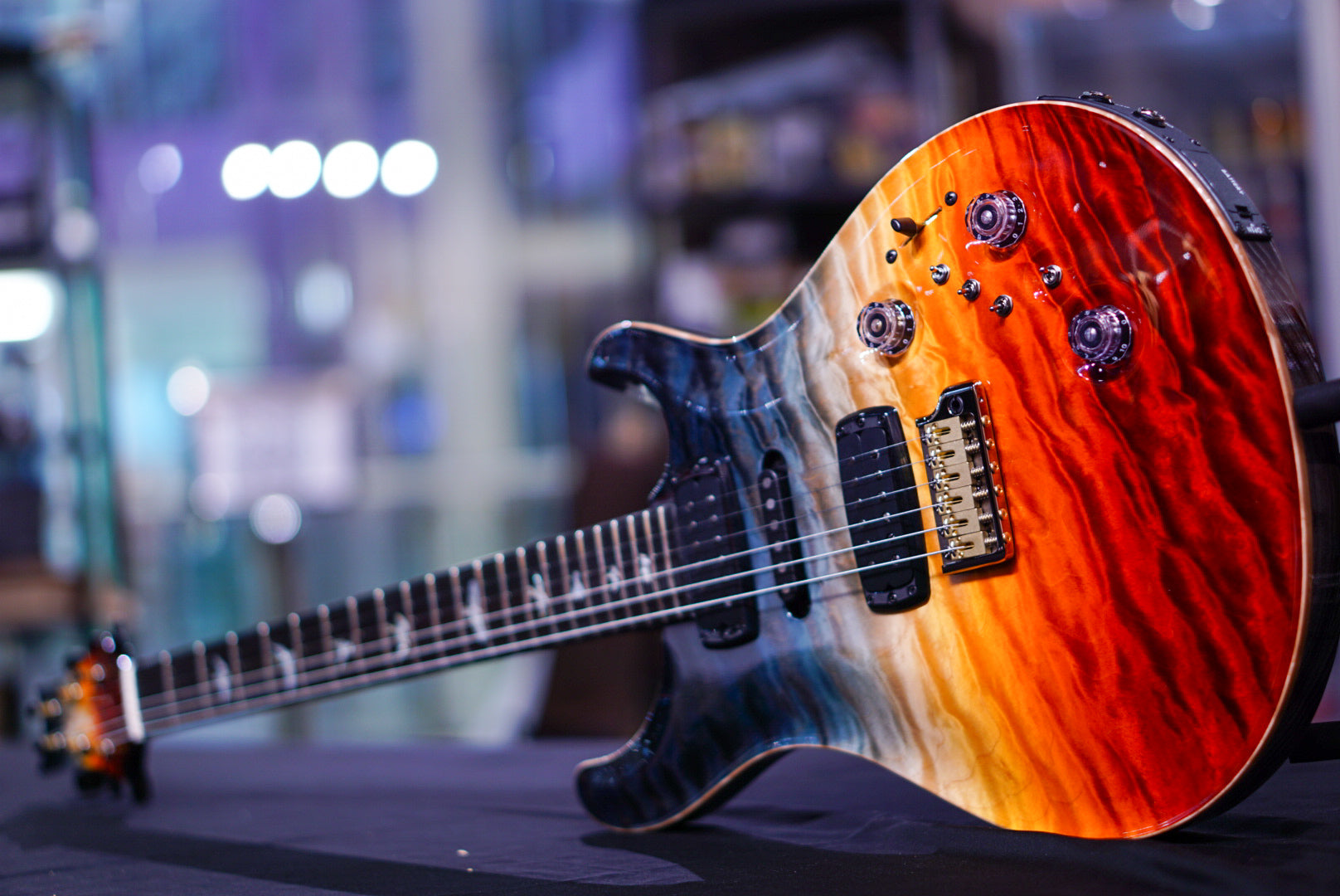 PRS Privatestock modern eagle V Galaxy fade - HIENDGUITAR PRS GUITAR