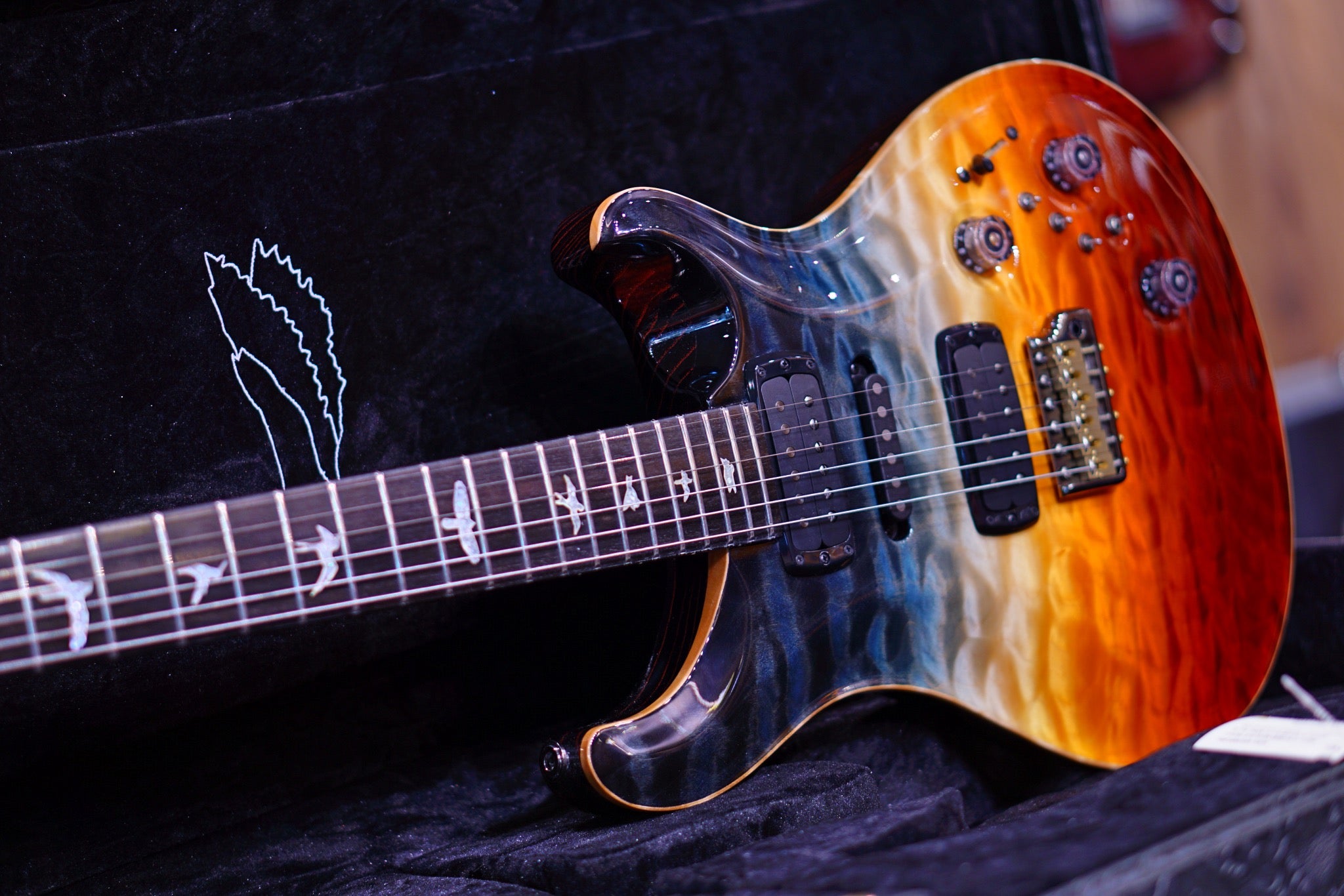 PRS Privatestock modern eagle V Galaxy fade - HIENDGUITAR PRS GUITAR