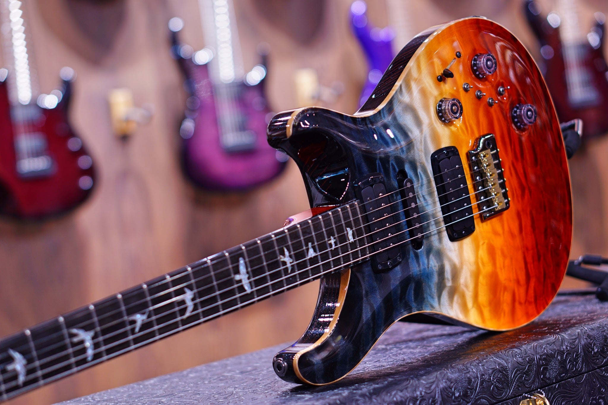 PRS Privatestock modern eagle V Galaxy fade - HIENDGUITAR PRS GUITAR