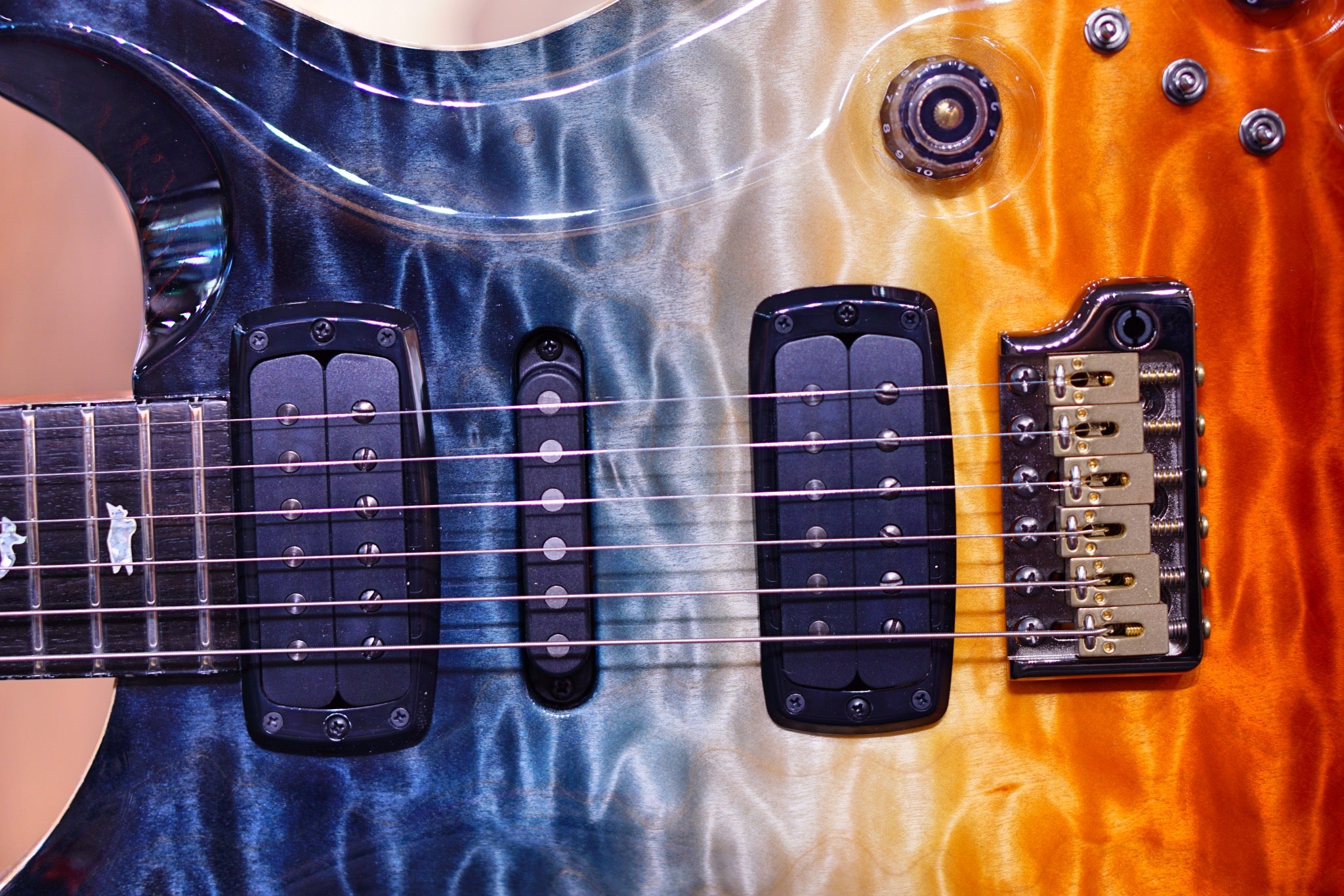 PRS Privatestock modern eagle V Galaxy fade - HIENDGUITAR PRS GUITAR