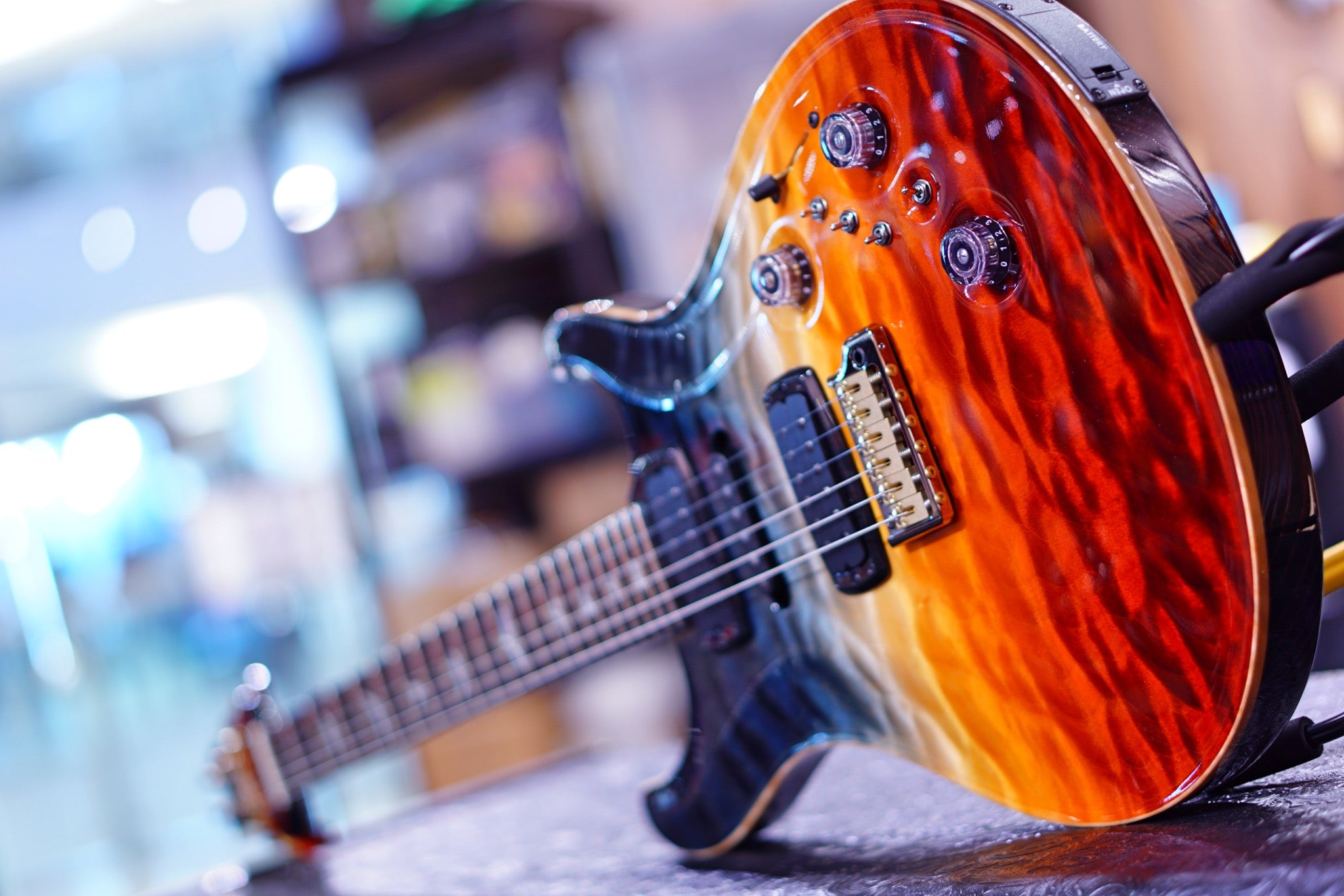 PRS Privatestock modern eagle V Galaxy fade - HIENDGUITAR PRS GUITAR