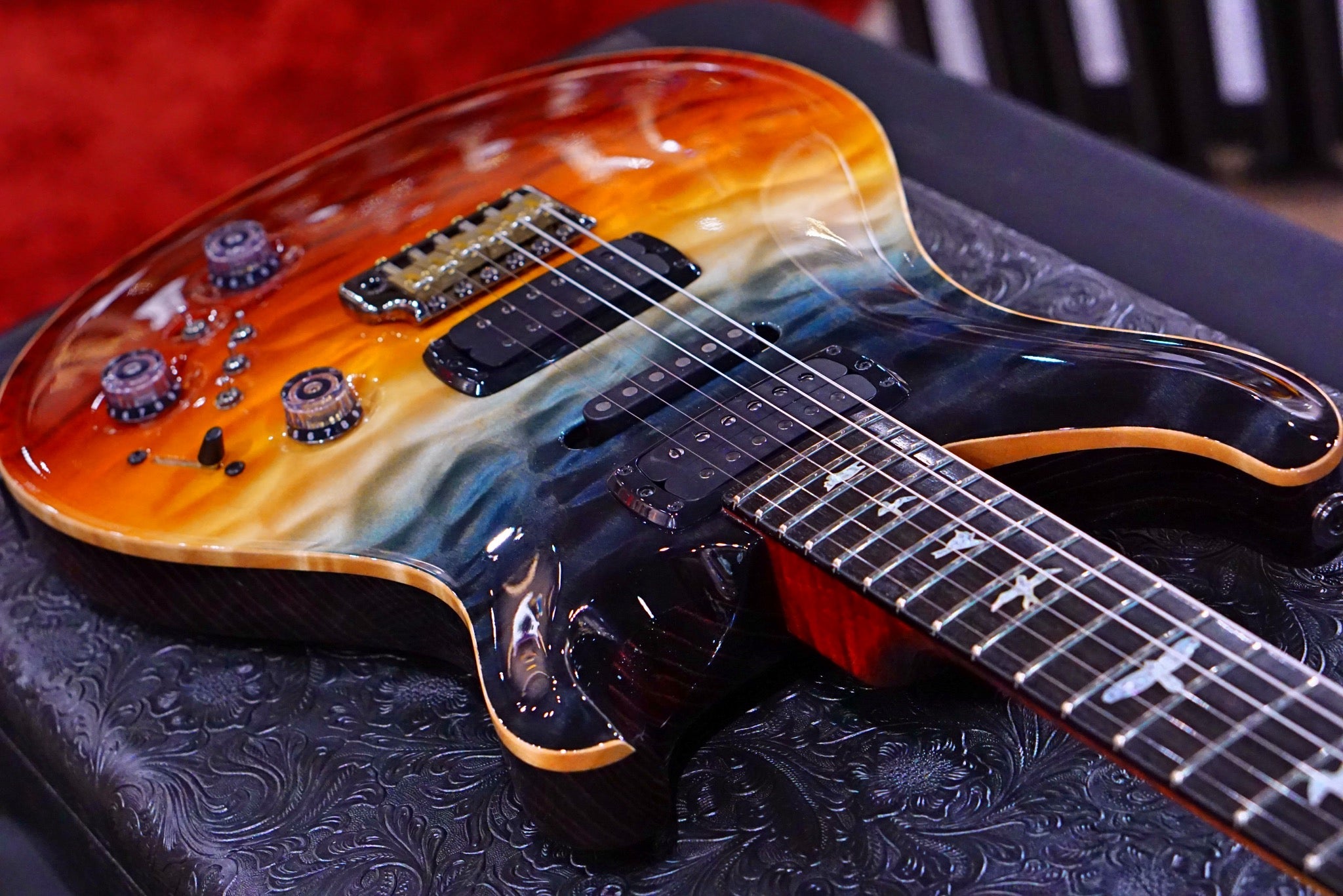 PRS Privatestock modern eagle V Galaxy fade - HIENDGUITAR PRS GUITAR