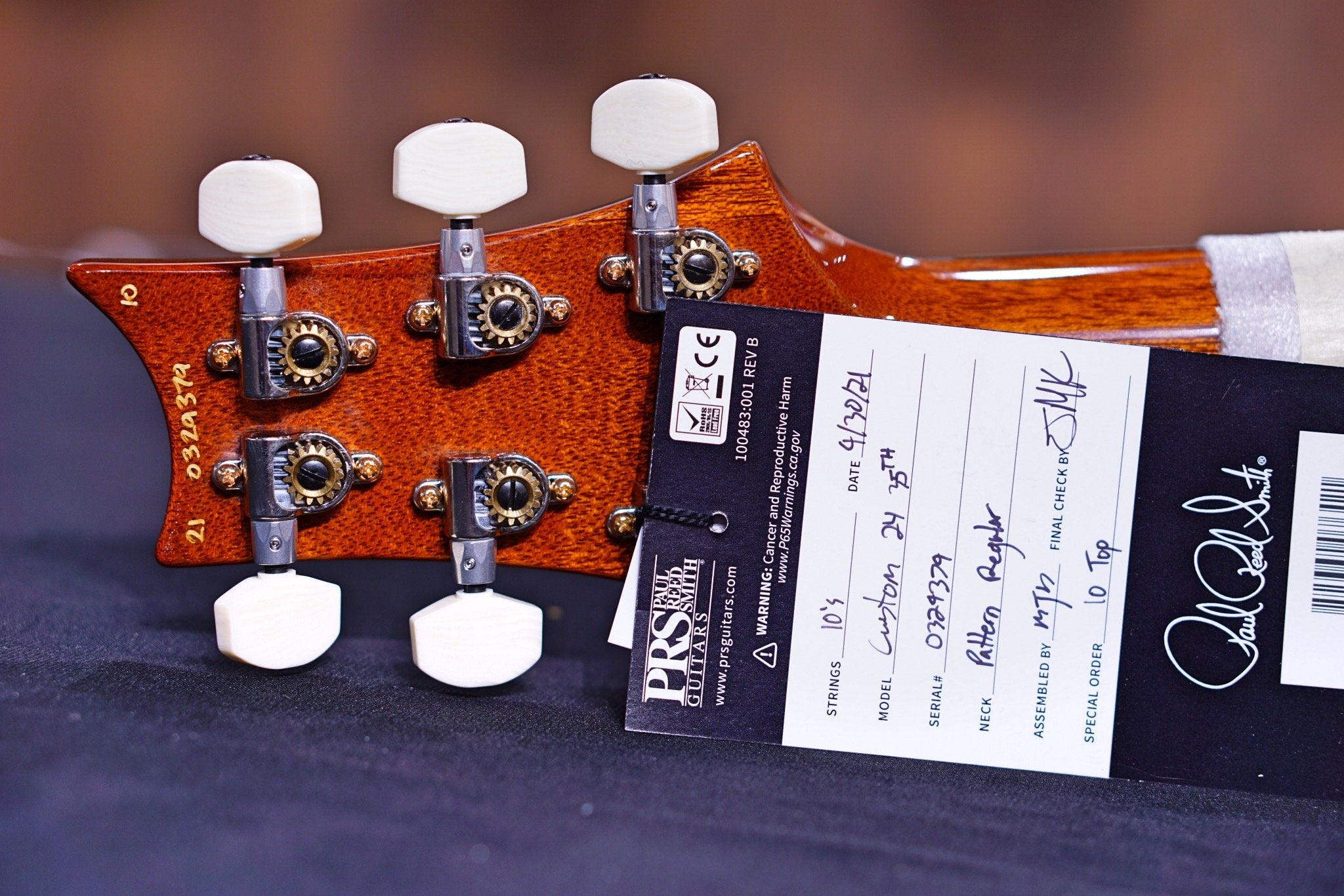 PRS 35th Anniversary Custom 24 - Autumn Sky 10top Regular Neck 0329379 - HIENDGUITAR PRS GUITAR