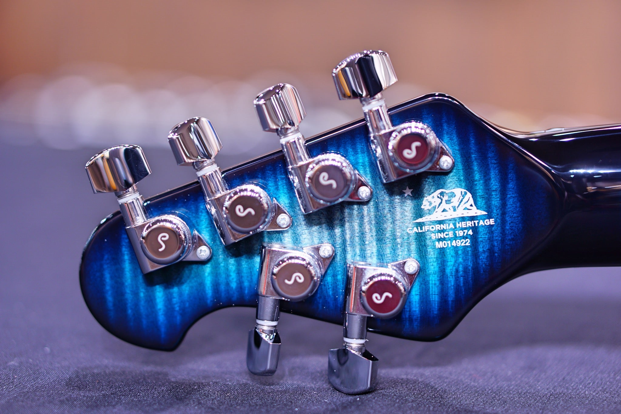 Ernie Ball Music Man John Petrucci Majesty Electric Guitar - Hydrospace with Ebony Fingerboard M014922 - HIENDGUITAR Musicman GUITAR