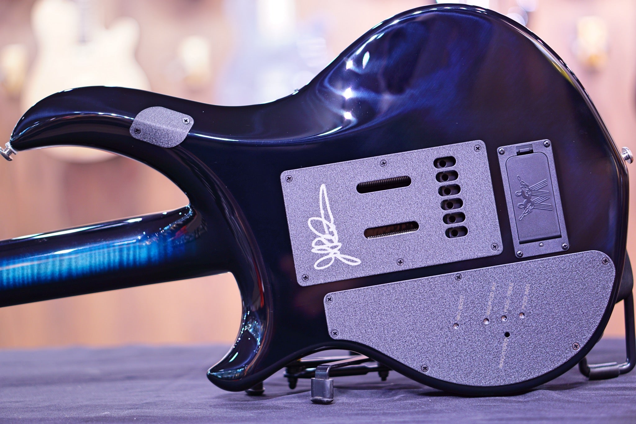 Ernie Ball Music Man John Petrucci Majesty Electric Guitar - Hydrospace with Ebony Fingerboard M014922 - HIENDGUITAR Musicman GUITAR