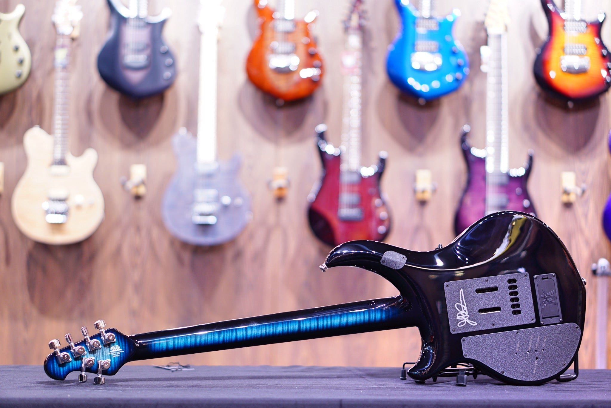 Ernie Ball Music Man John Petrucci Majesty Electric Guitar - Hydrospace with Ebony Fingerboard M014922 - HIENDGUITAR Musicman GUITAR