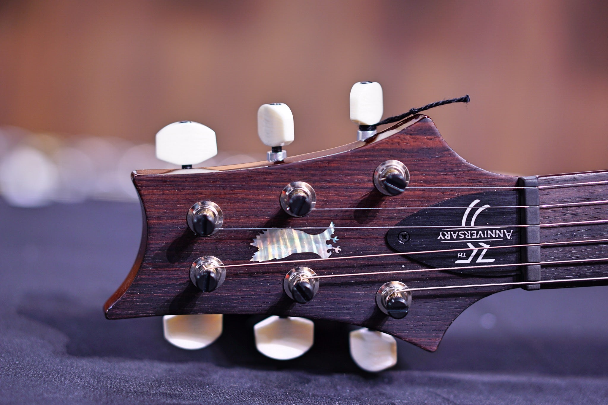 PRS 35th Anniversary Custom 24 - yellow tiger with Pattern Regular Neck 0328844 - HIENDGUITAR PRS GUITAR