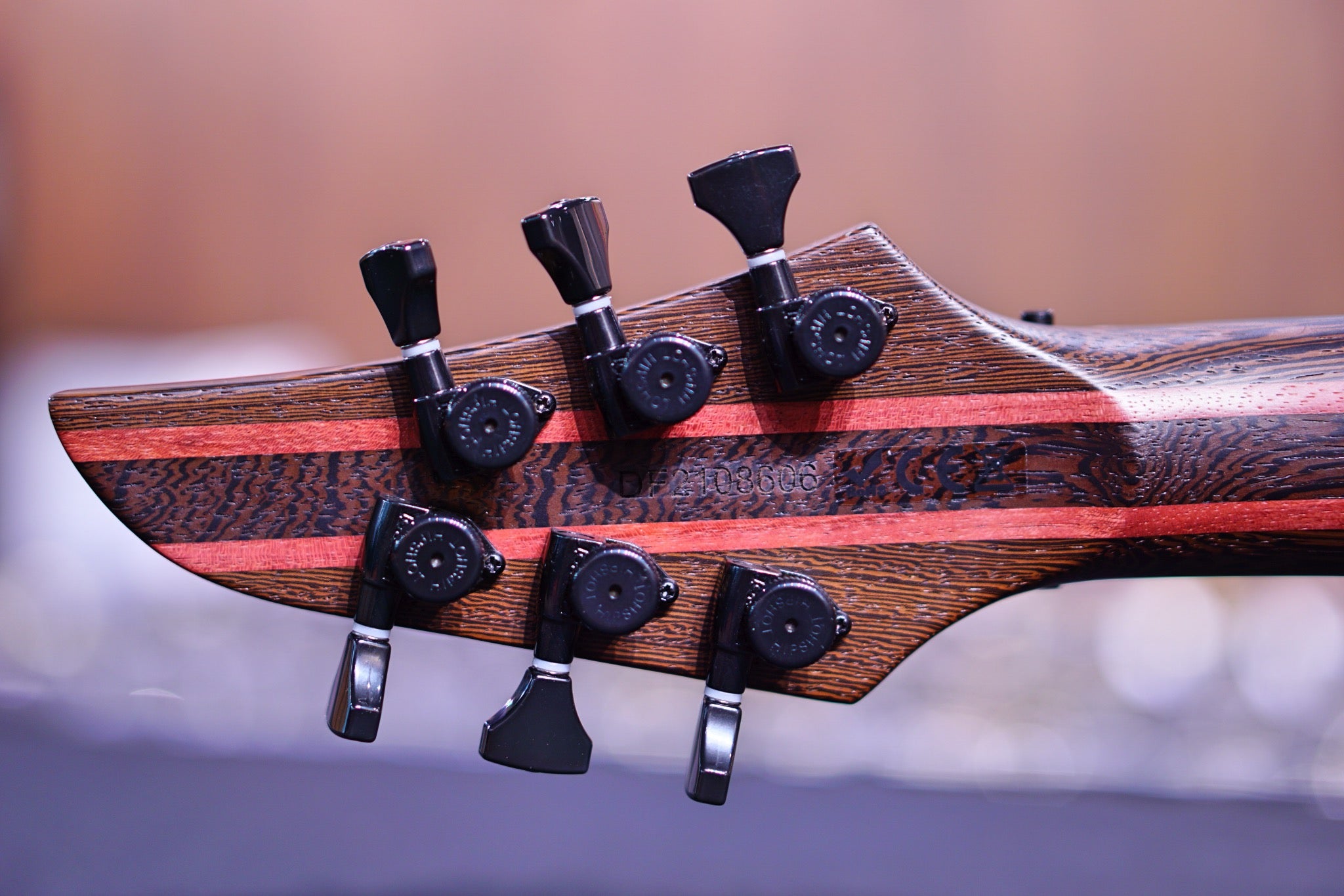 Mayones Duvell Elite Pro 6 Trans natural fade purple burst out satine DF2108606 - HIENDGUITAR mayones GUITAR