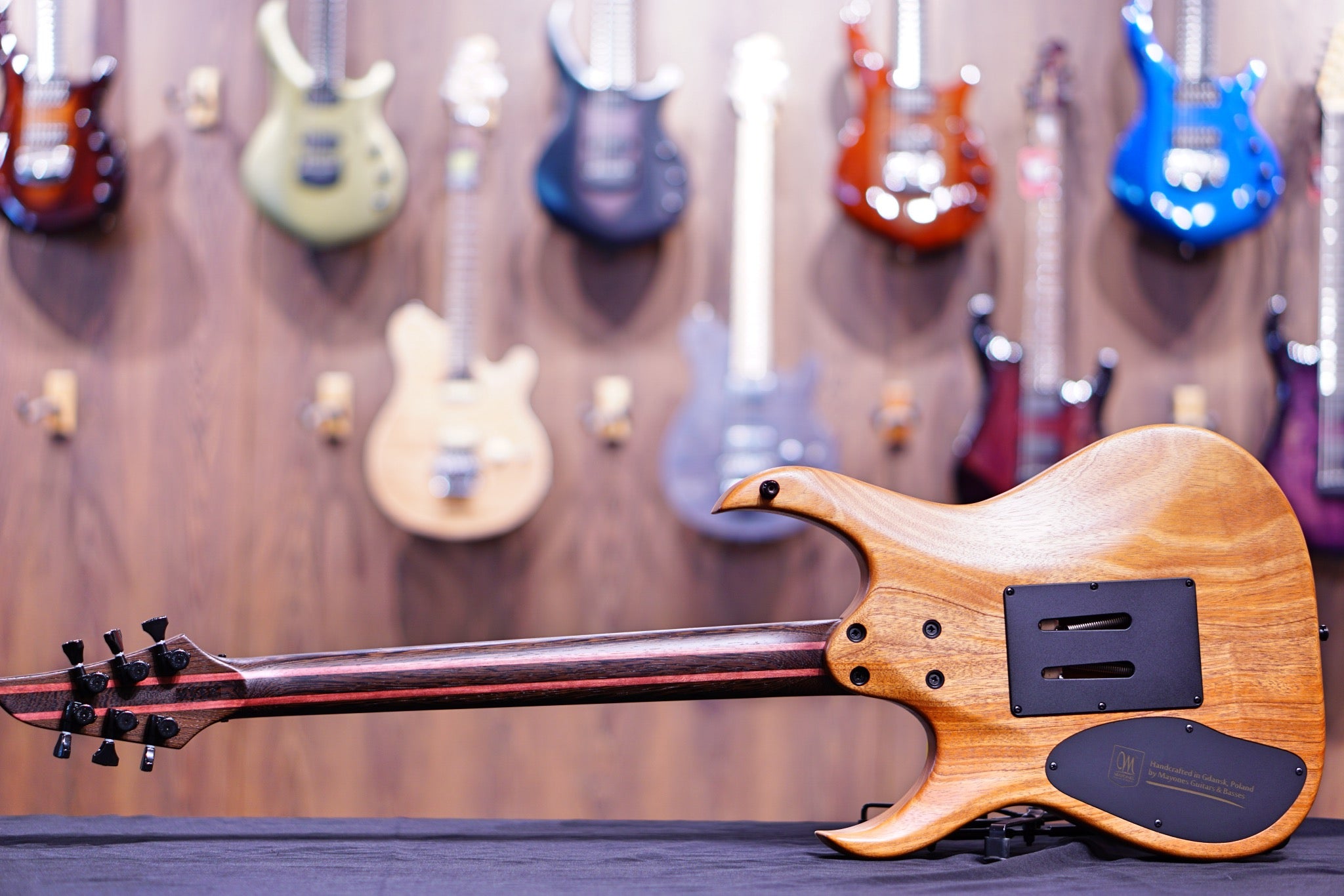 Mayones Duvell Elite Pro 6 Trans natural fade purple burst out satine DF2108606 - HIENDGUITAR mayones GUITAR