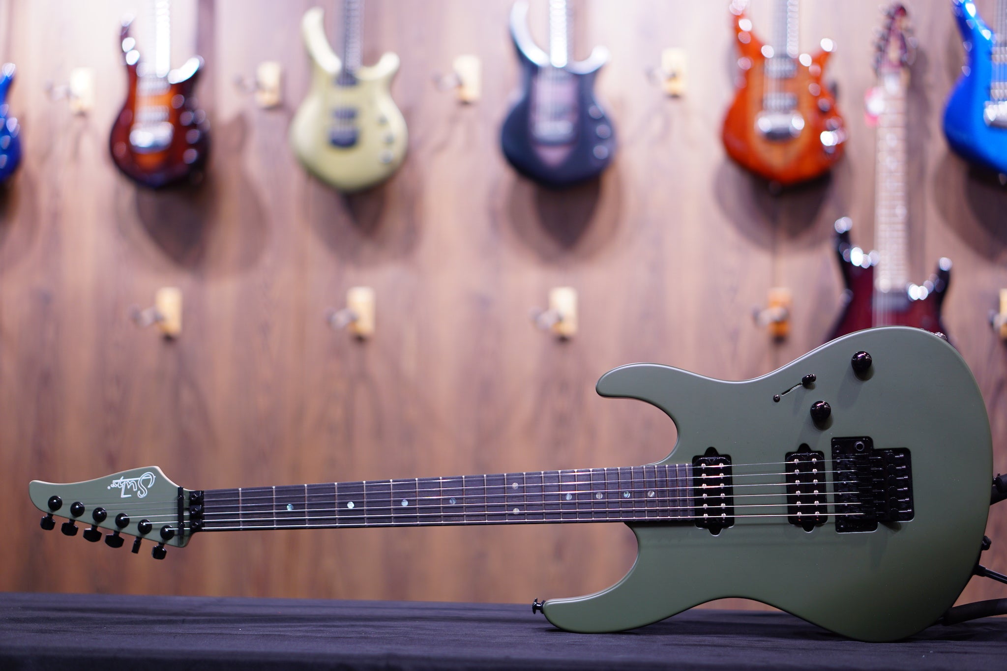 Suhr Modern Terra Limited Edition Dark forest green floyd 66058 - HIENDGUITAR SUHR GUITAR