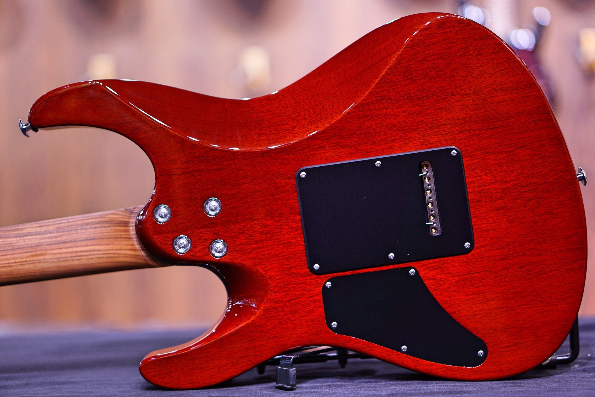 Suhr Modern custom Quilt run aqua blue gradient 64310 CWS (Custom wood selection) - HIENDGUITAR SUHR GUITAR