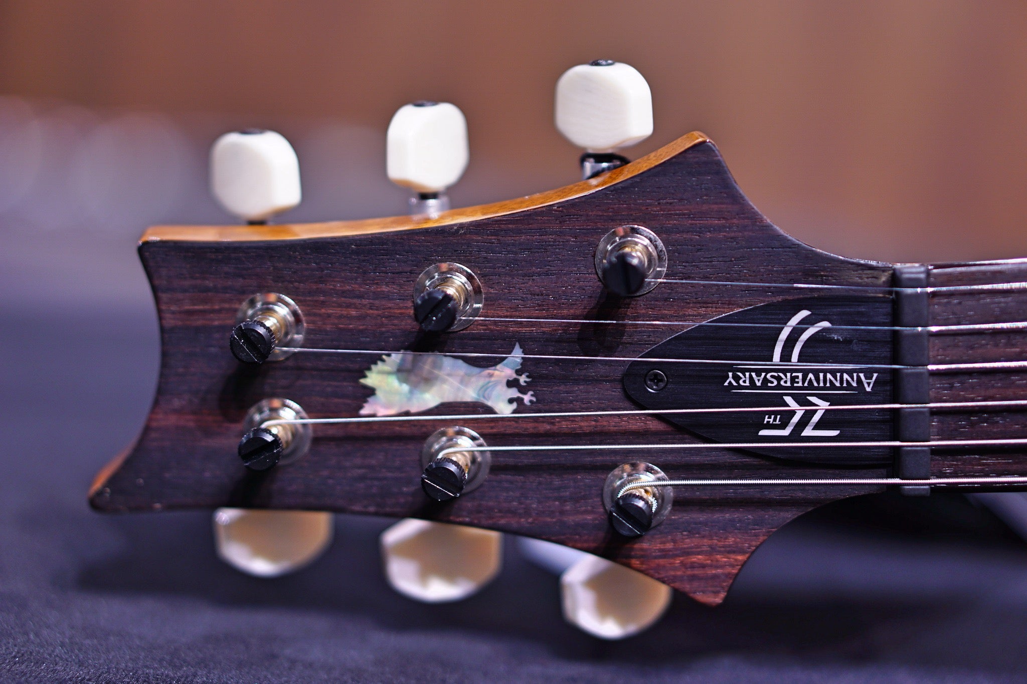 PRS 35th Anniversary Custom 24 - Gold Top with Pattern Regular Neck 0327742 - HIENDGUITAR PRS GUITAR