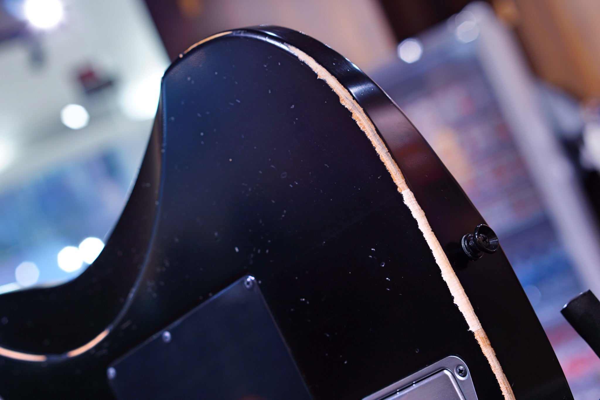 ESP KH-2 VINTAGE DISTRESSED BLACK KIRK HAMMETT E7061202 - HIENDGUITAR ESP GUITAR