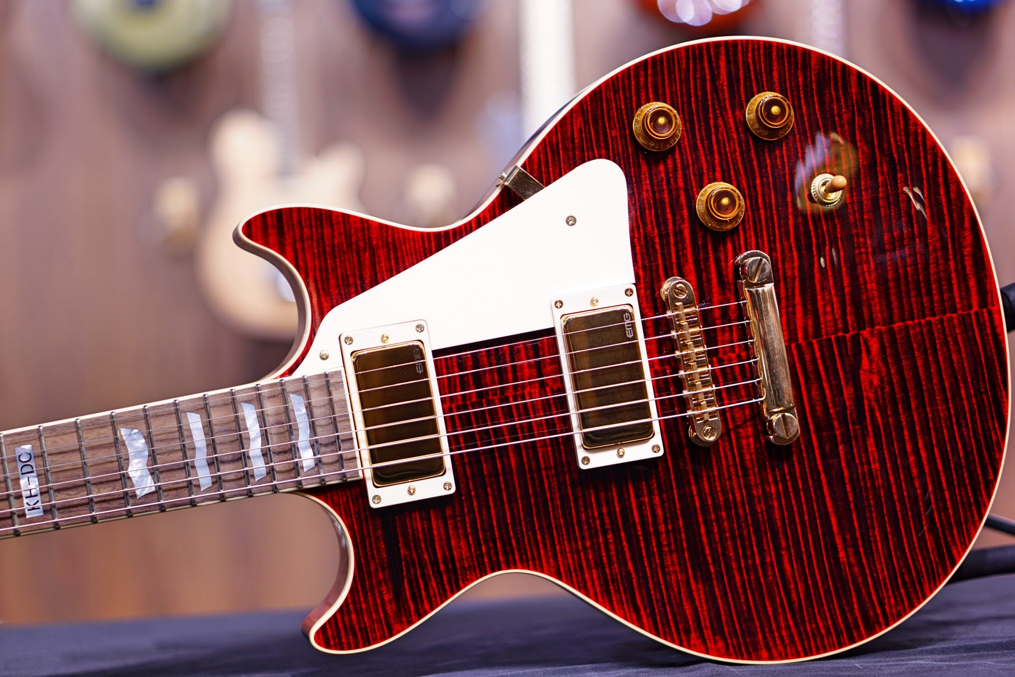 ESP Kirk Hammett DC see thru black Cherry E9530212 - HIENDGUITAR   esp GUITAR
