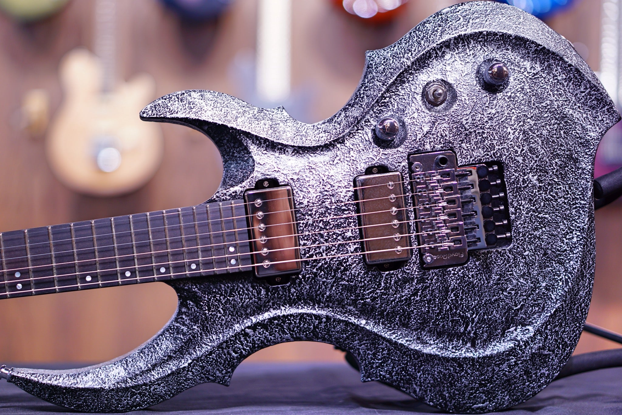 ESP Original FRX FR Castmetal Silver E6880212 - HIENDGUITAR esp GUITAR