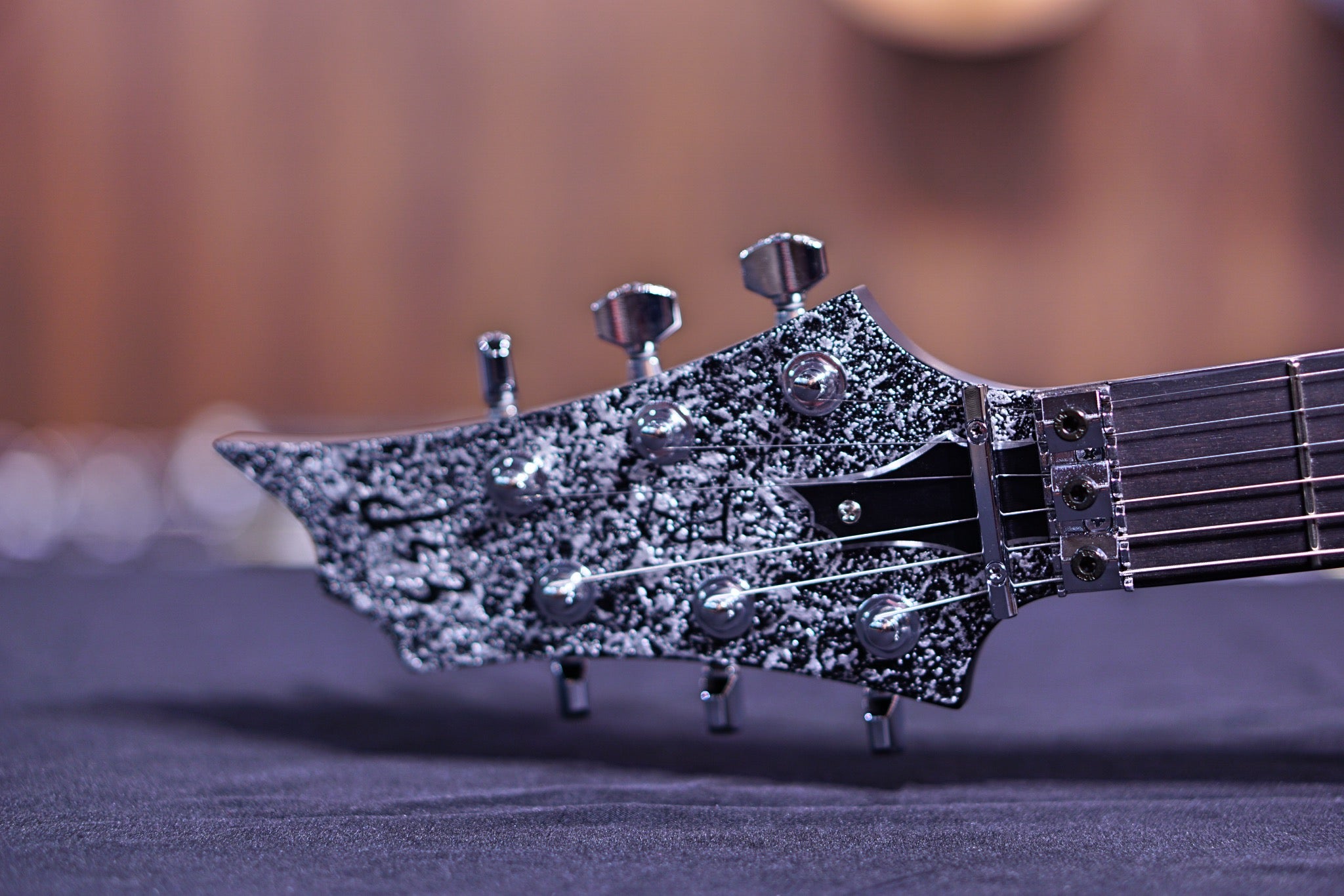 ESP Original FRX FR Castmetal Silver E6880212 - HIENDGUITAR esp GUITAR