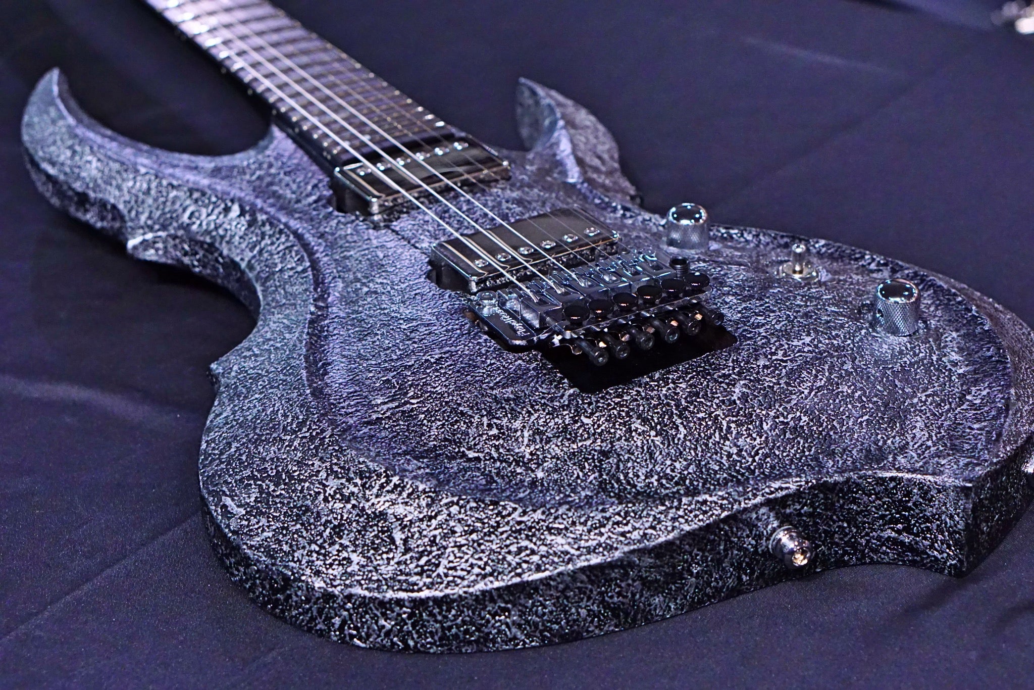 ESP Original FRX FR Castmetal Silver E6880212 - HIENDGUITAR esp GUITAR