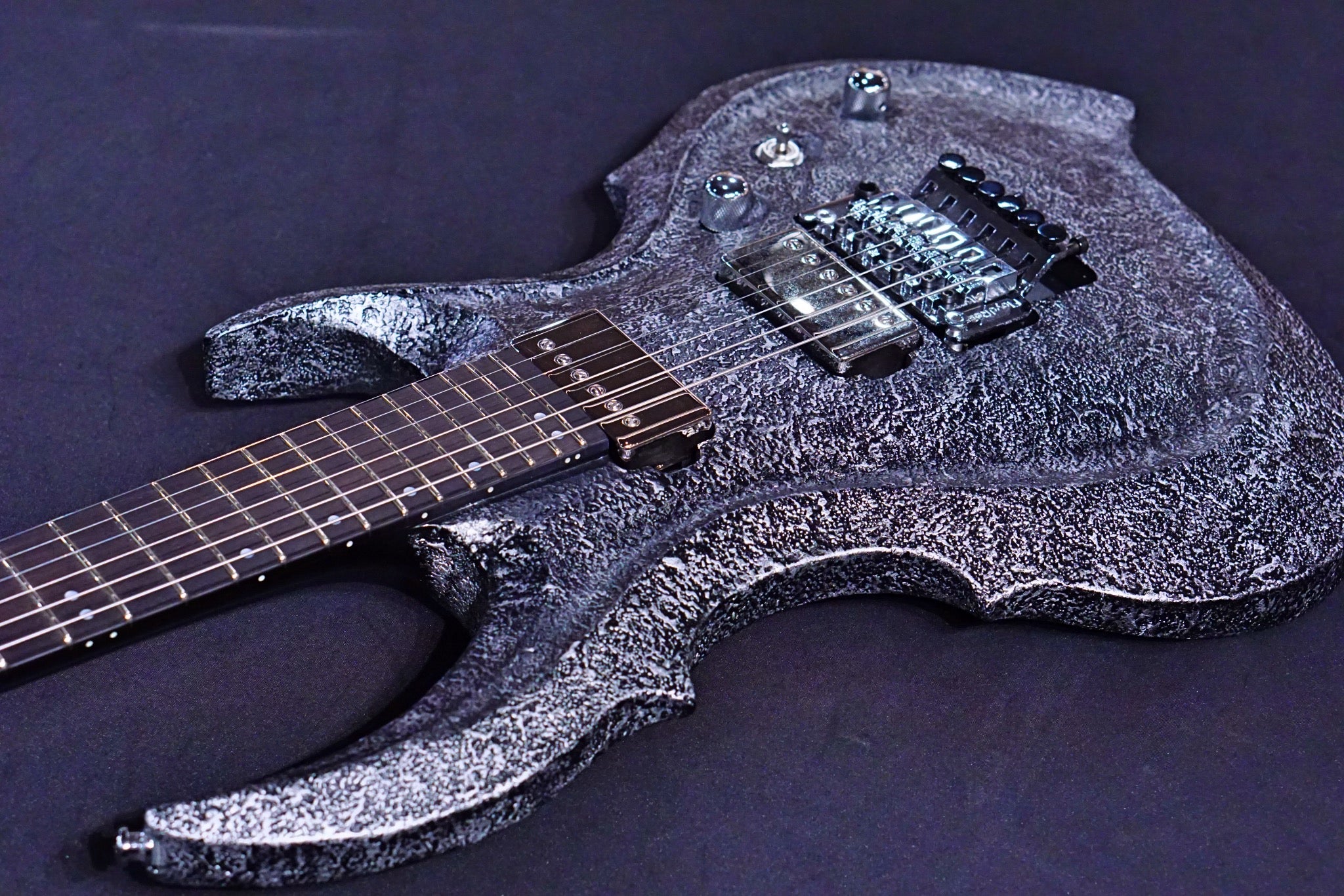 ESP Original FRX FR Castmetal Silver E6880212 - HIENDGUITAR esp GUITAR