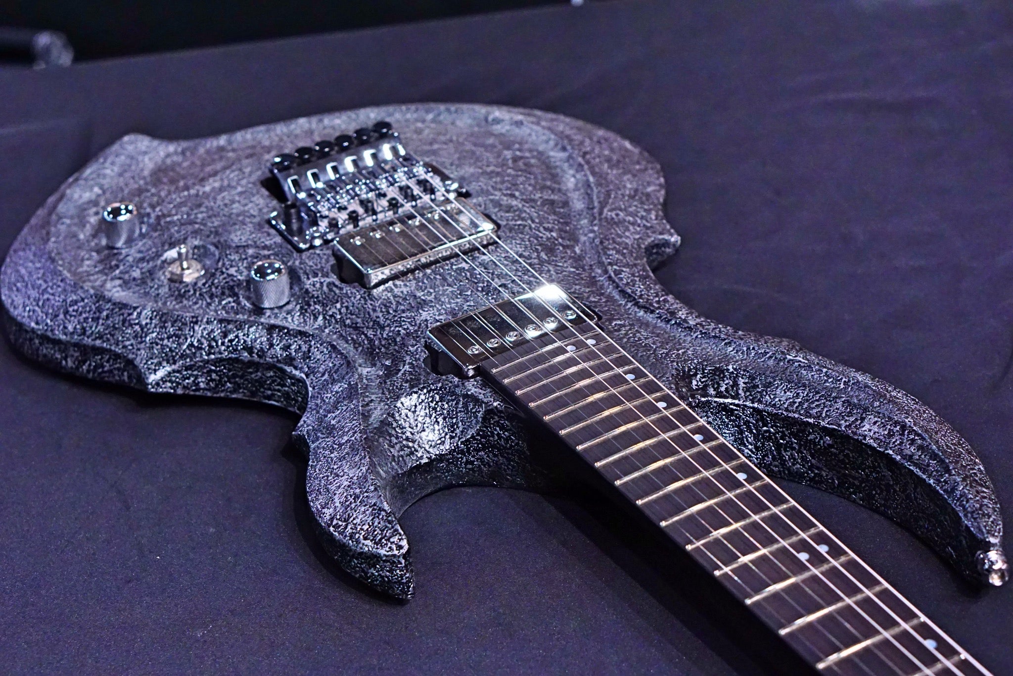 ESP Original FRX FR Castmetal Silver E6880212 - HIENDGUITAR esp GUITAR