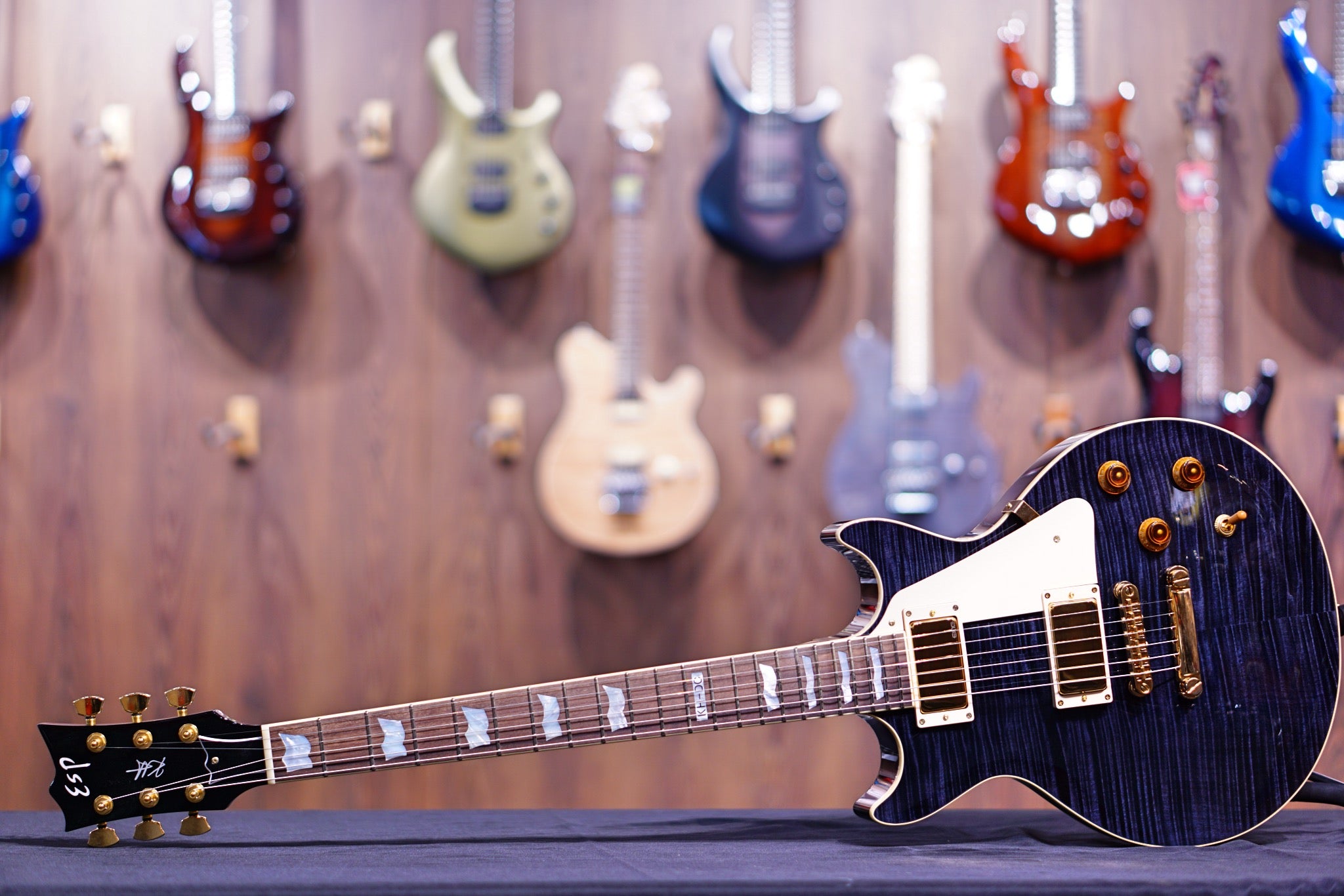 ESP Kirk Hammett DC see thru black E7630212 - HIENDGUITAR esp GUITAR