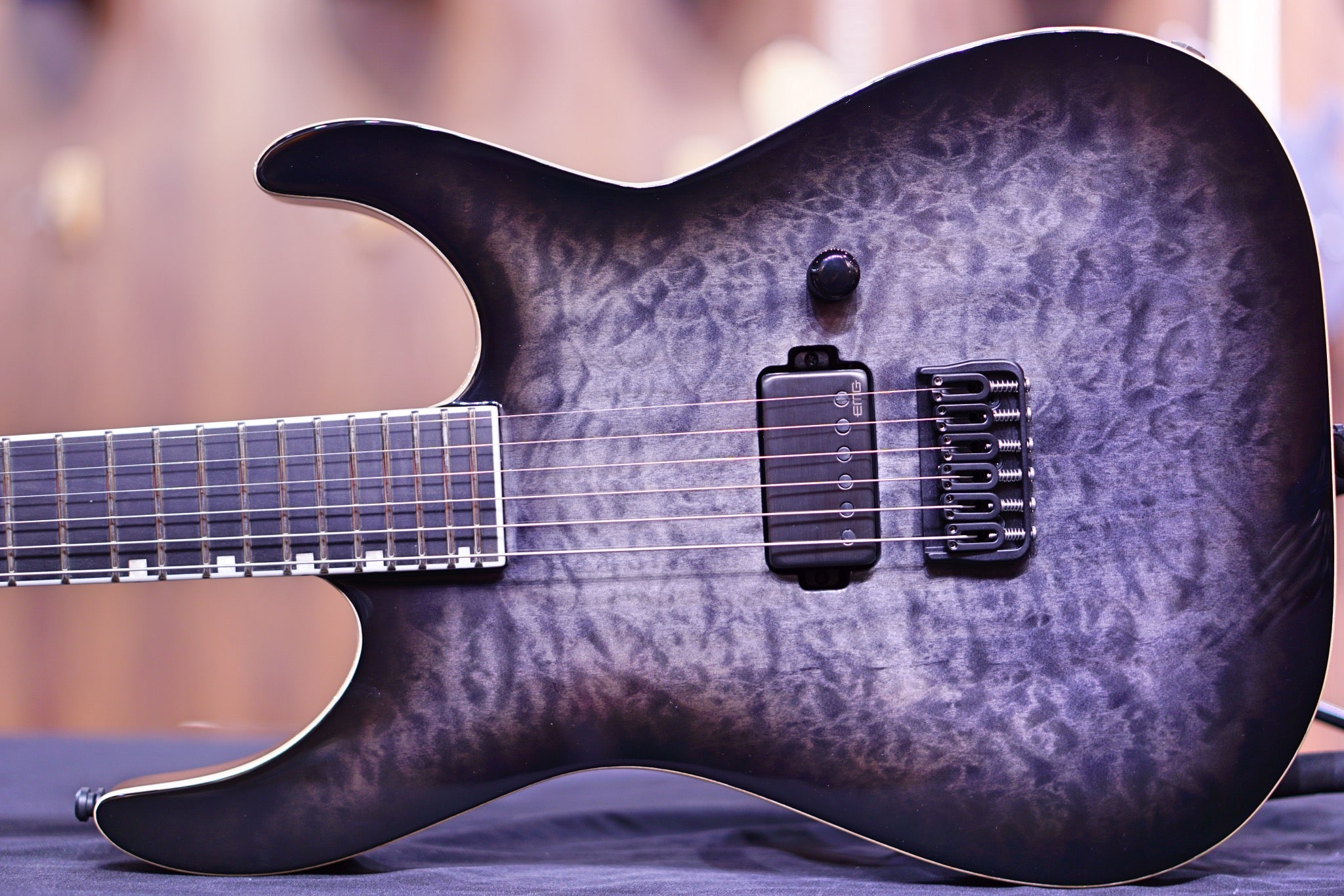 ESP E-II M-I THRU NT QM See thru black burst ES6920213 - HIENDGUITAR E-II GUITAR