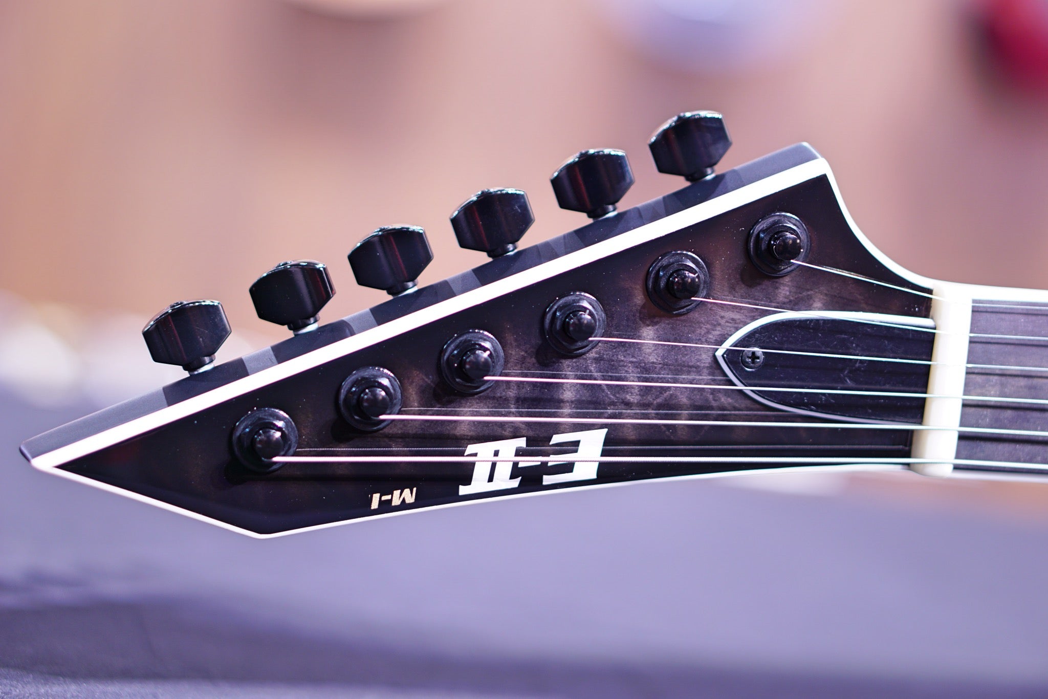 ESP E-II M-I THRU NT QM See thru black burst ES6920213 - HIENDGUITAR E-II GUITAR