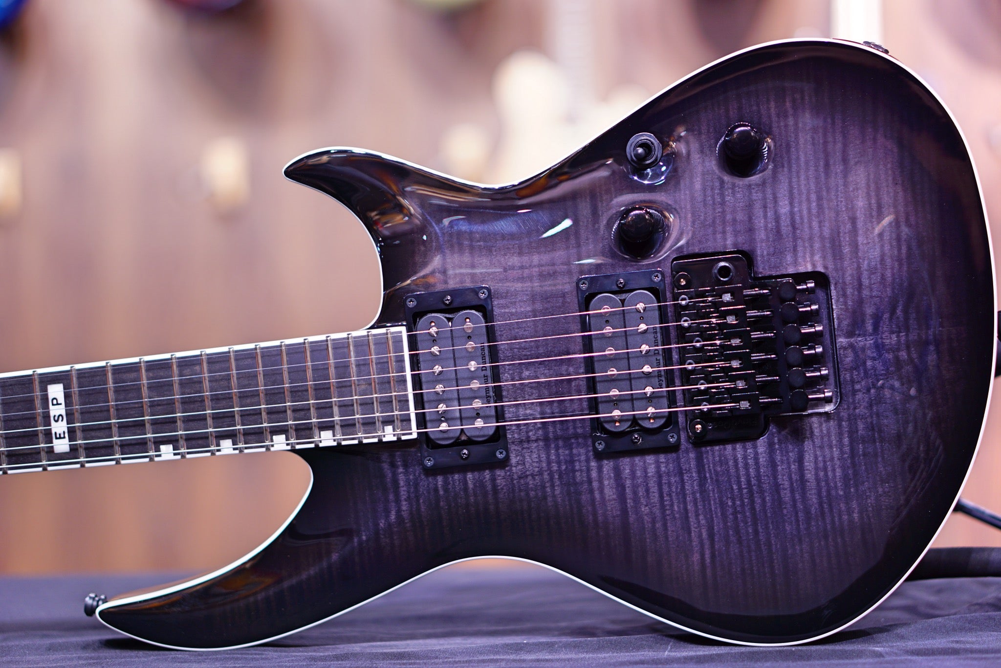 ESP E-II HORIZON-III FR SEE THRU BLACK SUNBURST ES0730213 - HIENDGUITAR E-II GUITAR