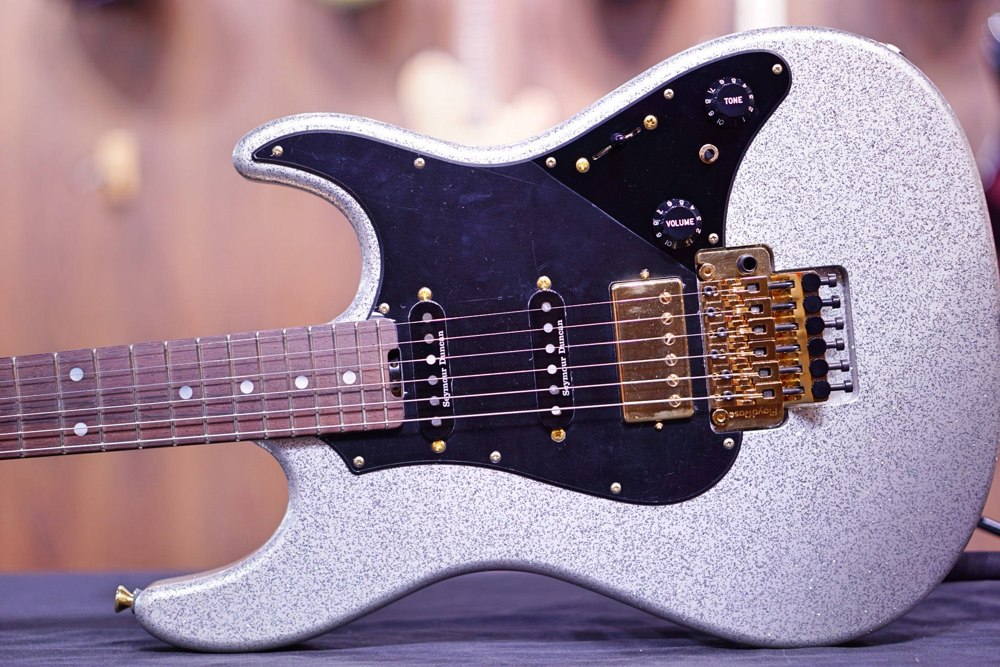 ESP Original SNAPPER FR Silver sparkle E7380212 - HIENDGUITAR esp GUITAR