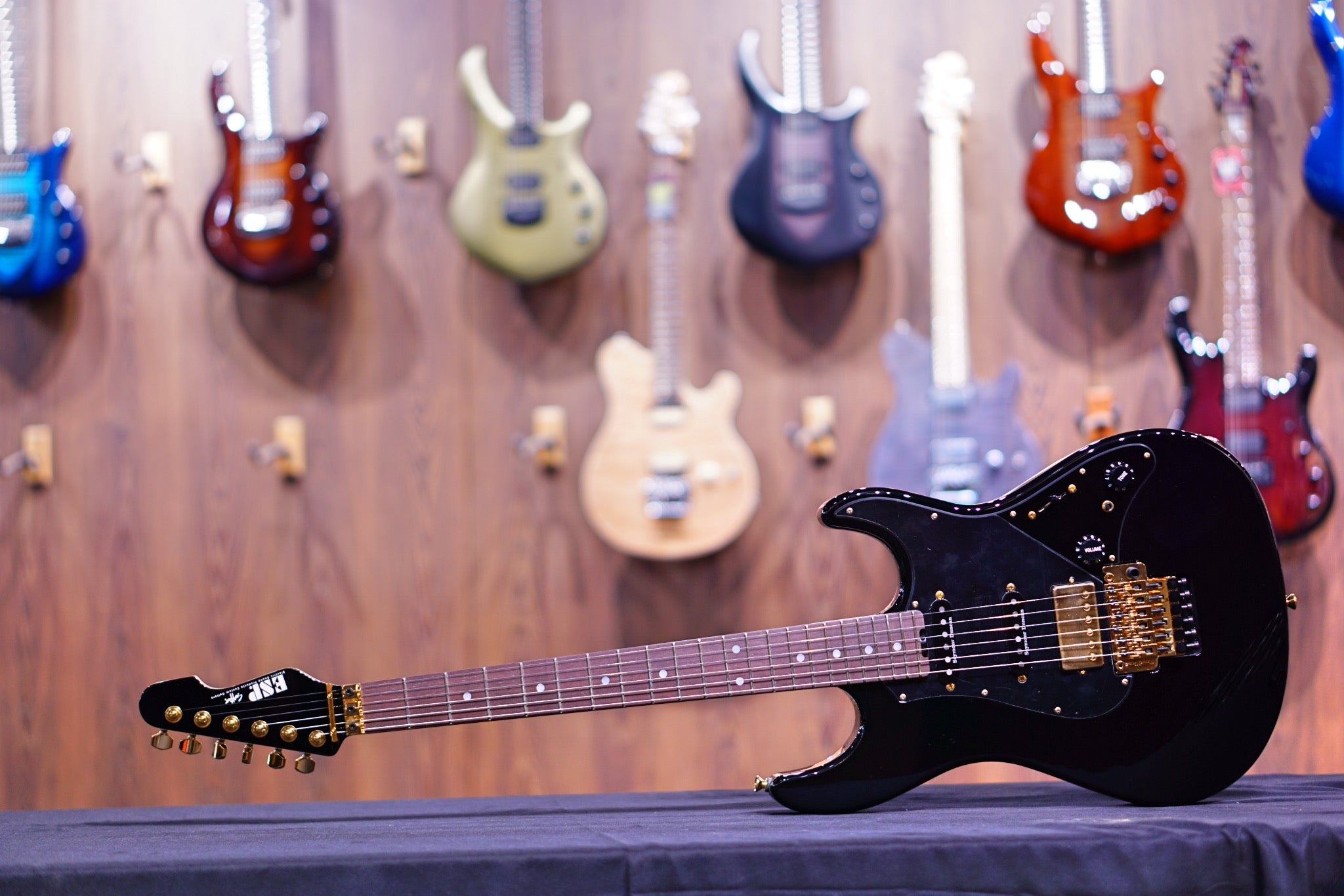 ESP Original SNAPPER FR Black beauty E0480212 - HIENDGUITAR esp GUITAR