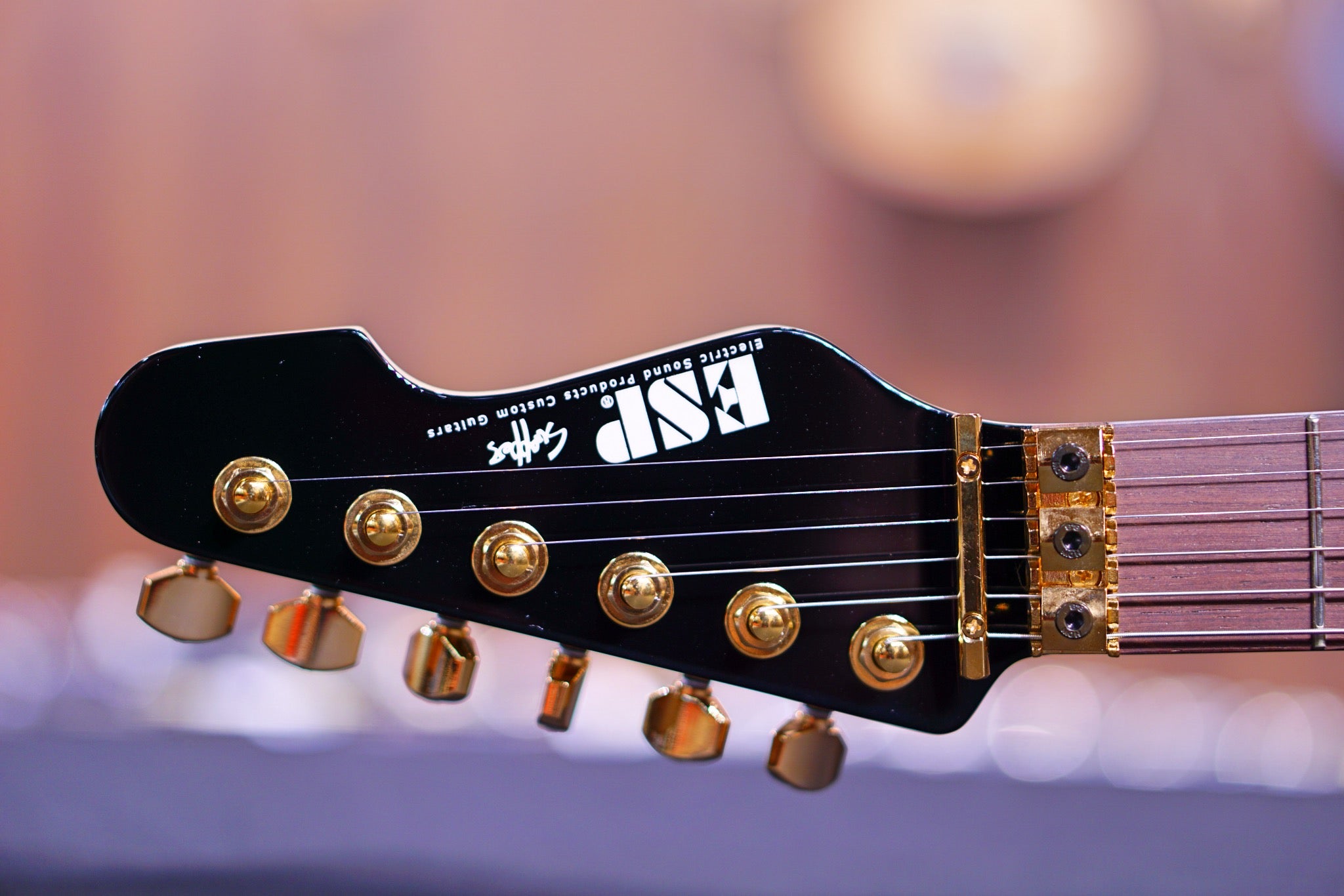 ESP Original SNAPPER FR Black beauty E0480212 - HIENDGUITAR esp GUITAR