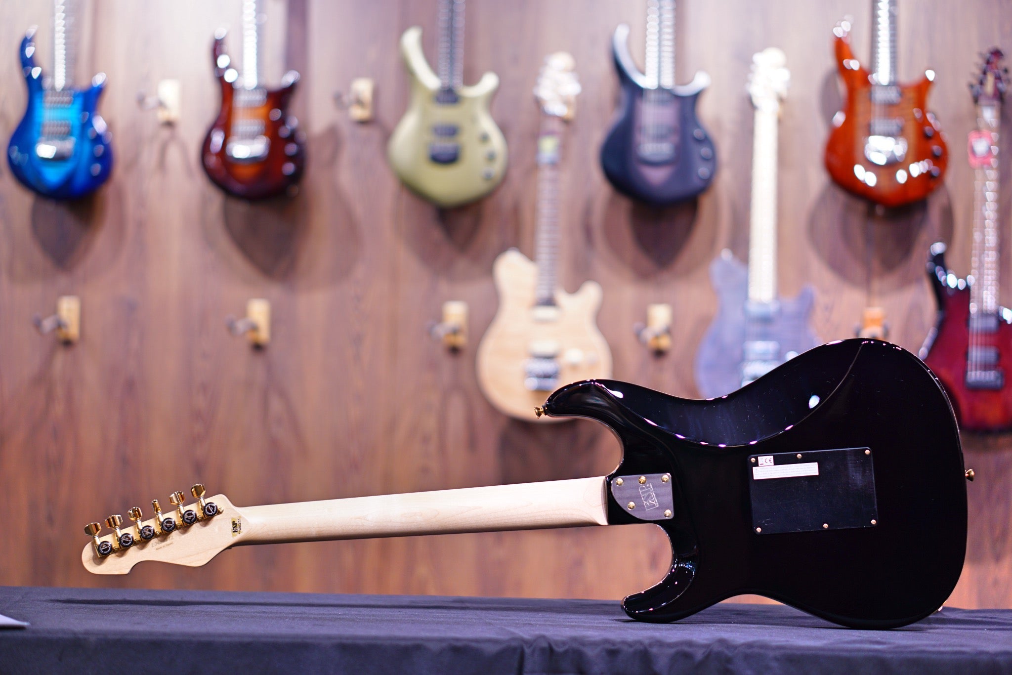 ESP Original SNAPPER FR Black beauty E0480212 - HIENDGUITAR esp GUITAR