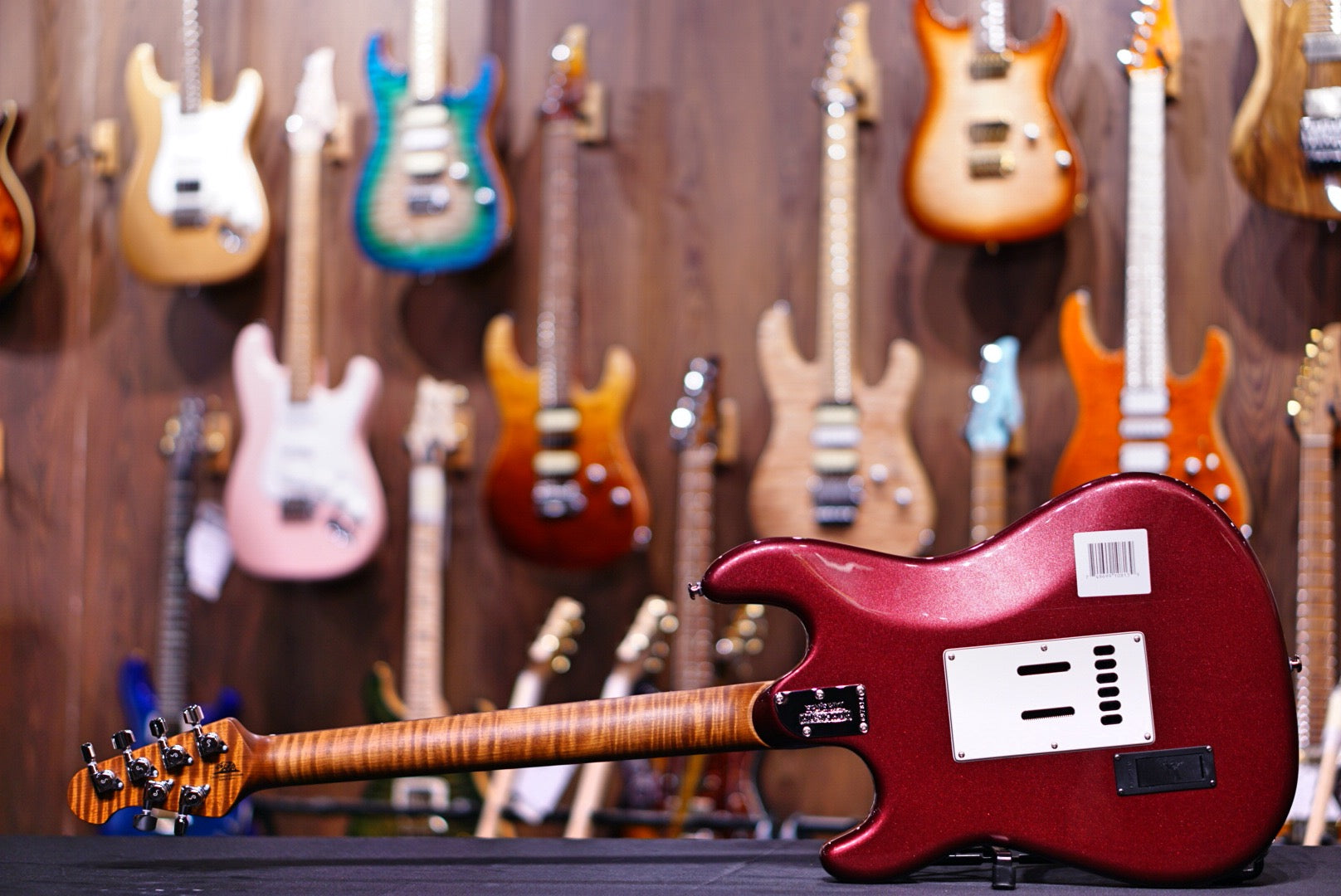 Ernie Ball Ernie Ball Music Man Cutlass RS SSS - Maroon Mist Rosewood Fingerboard G97814 - HIENDGUITAR Musicman GUITAR