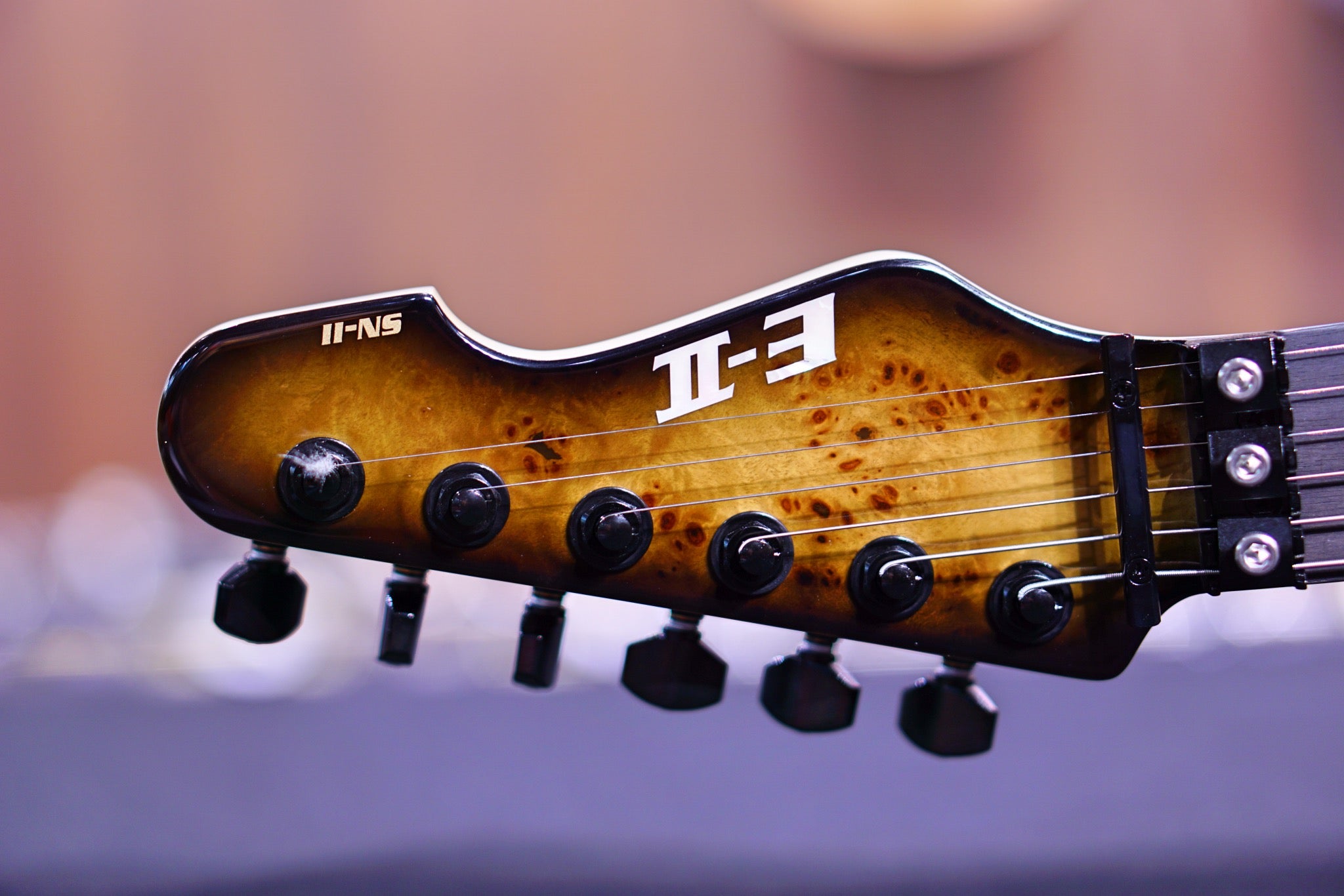 ESP E-II SN-2 Electric Guitar - Nebula Black Burst ES3614203 - HIENDGUITAR E-II GUITAR