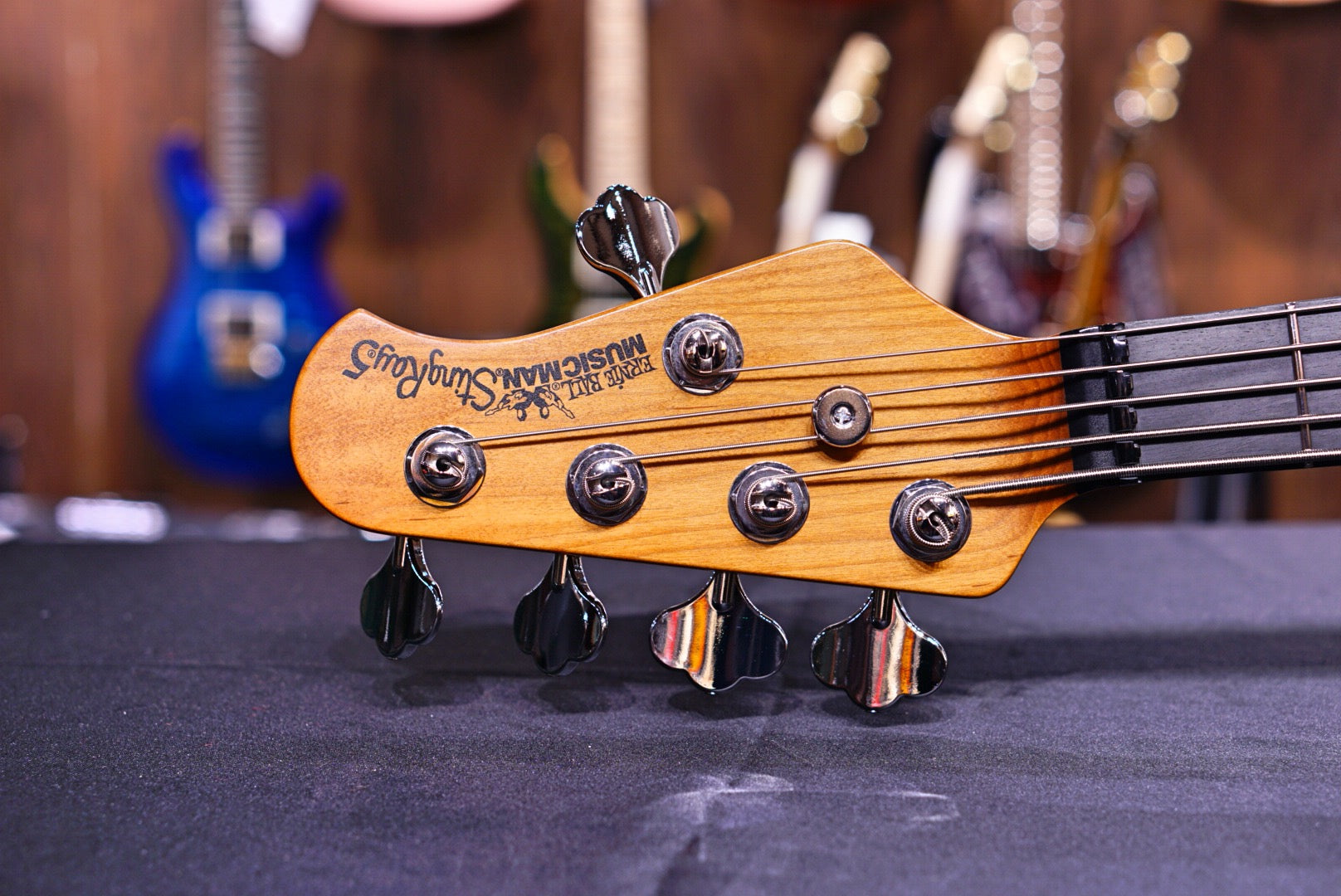 Ernie Ball Music Man StingRay Special 5 HH Bass Guitar - Ghost Pepper F88318 - HIENDGUITAR Musicman bass