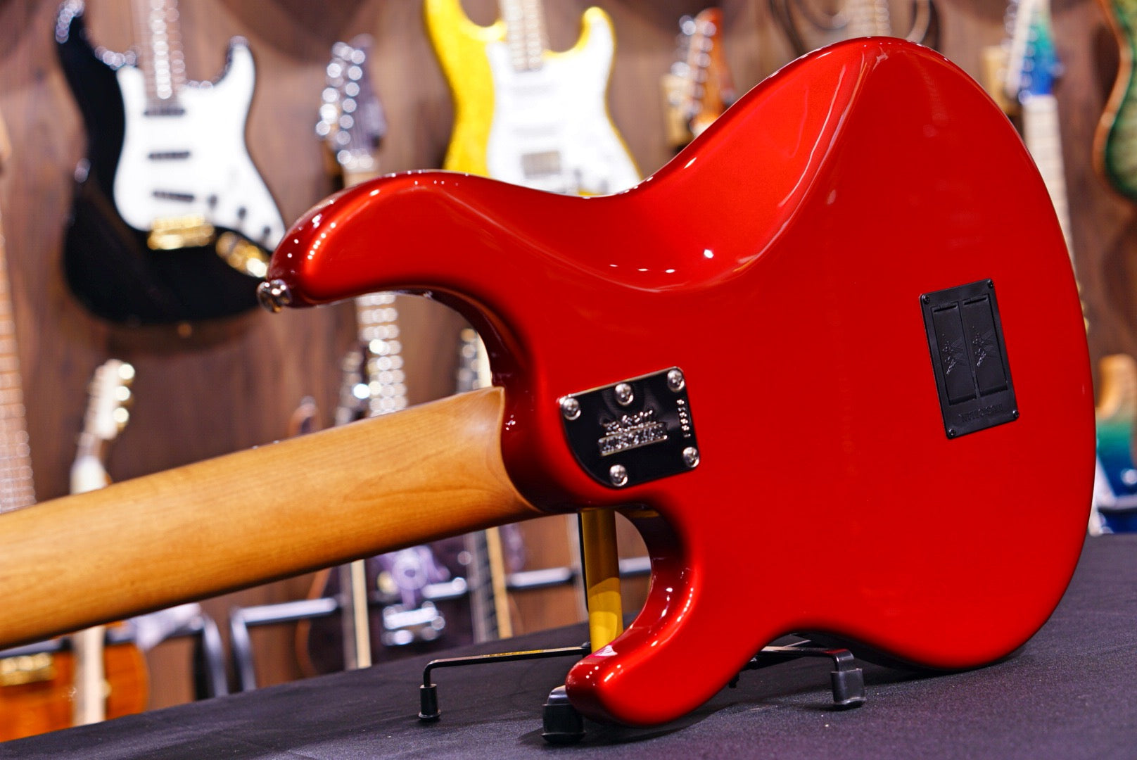 Ernie Ball Music Man StingRay Special 5 HH Bass Guitar - Ghost Pepper F88318 - HIENDGUITAR Musicman bass