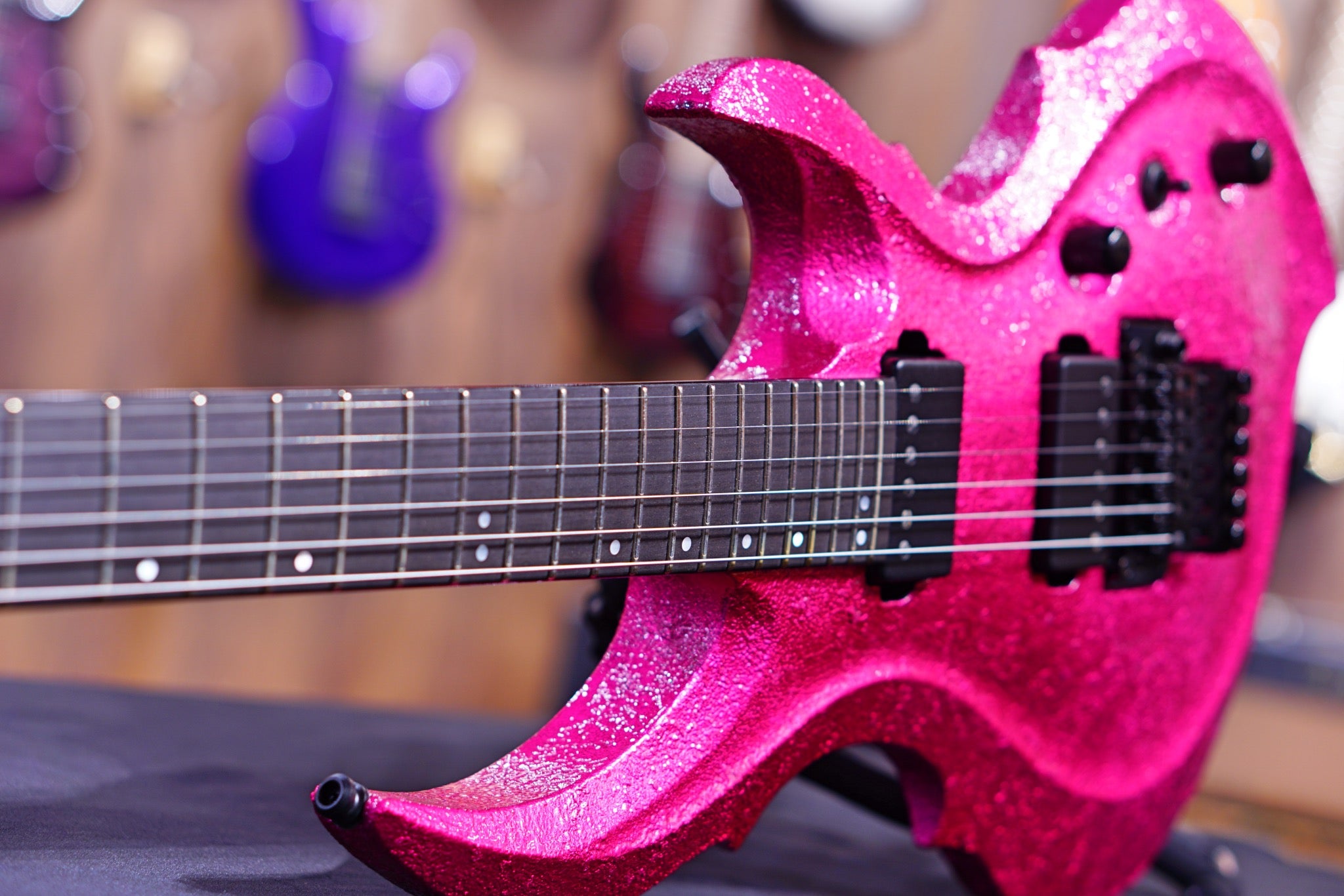 ESP Original FRX FR Castmetal Pink E7880212 - HIENDGUITAR esp GUITAR
