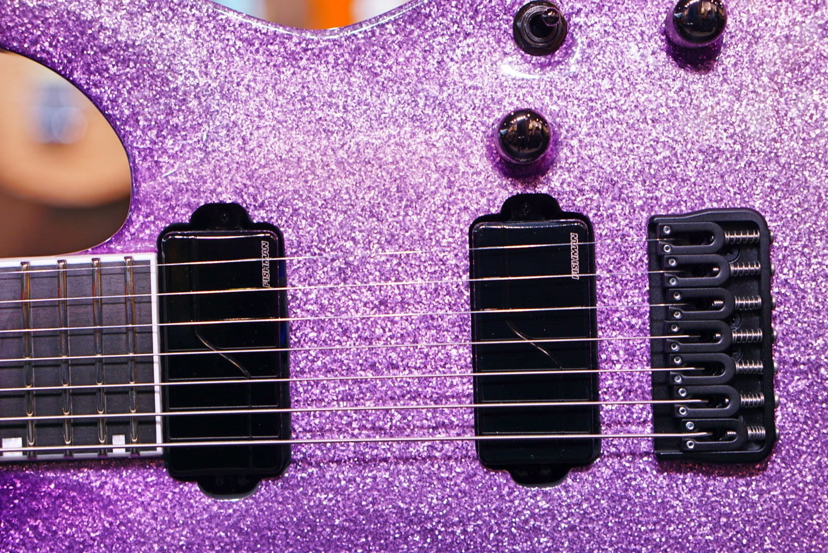 ESP E-II Horizon NT-7B Hipshot - Purple Sparkle ES8996193 - HIENDGUITAR E-II GUITAR