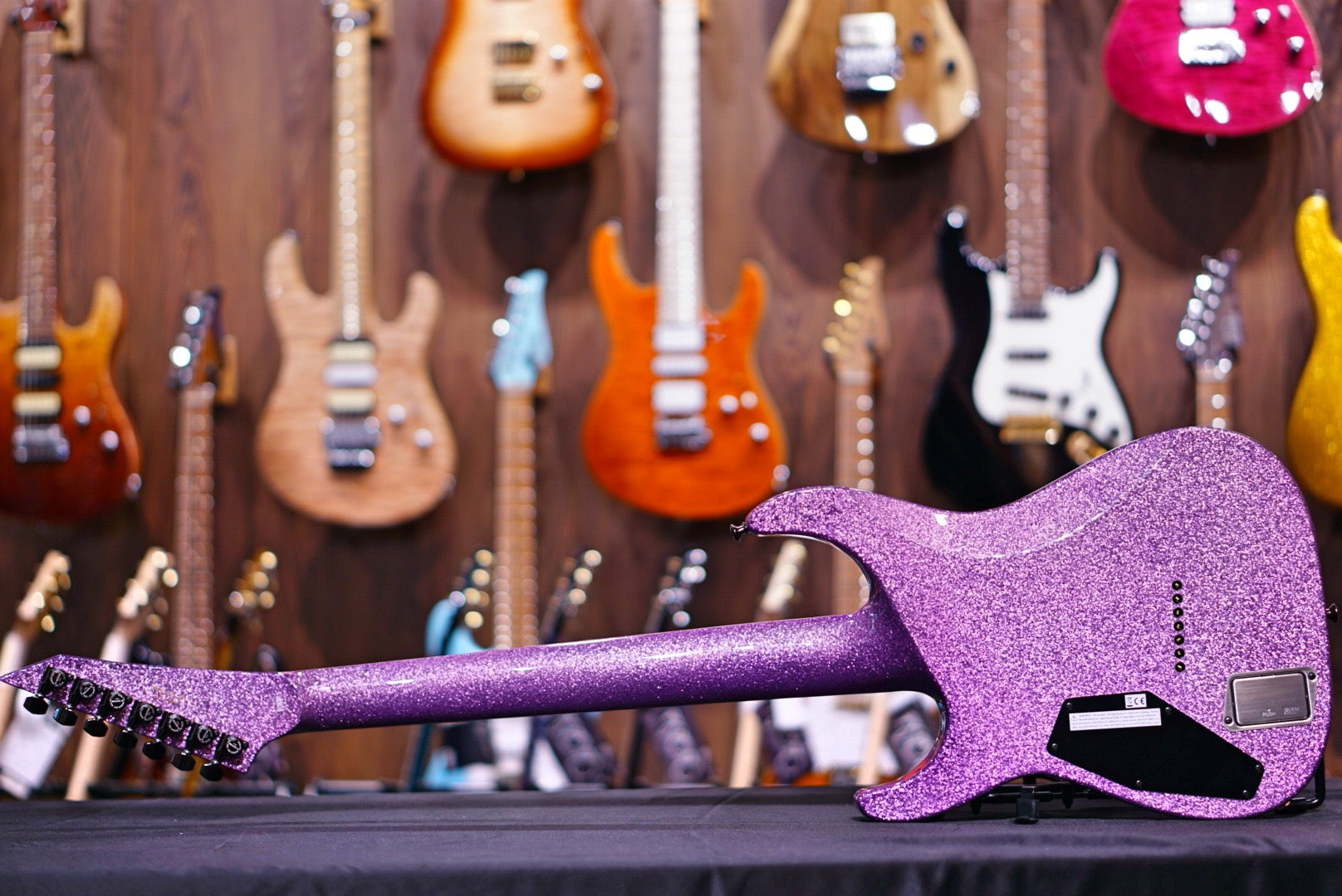ESP E-II Horizon NT-7B Hipshot - Purple Sparkle ES8996193 - HIENDGUITAR E-II GUITAR