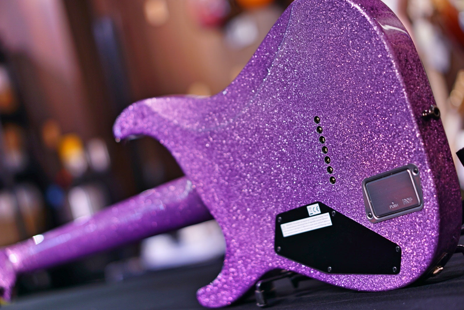 ESP E-II Horizon NT-7B Hipshot - Purple Sparkle ES8996193 - HIENDGUITAR E-II GUITAR