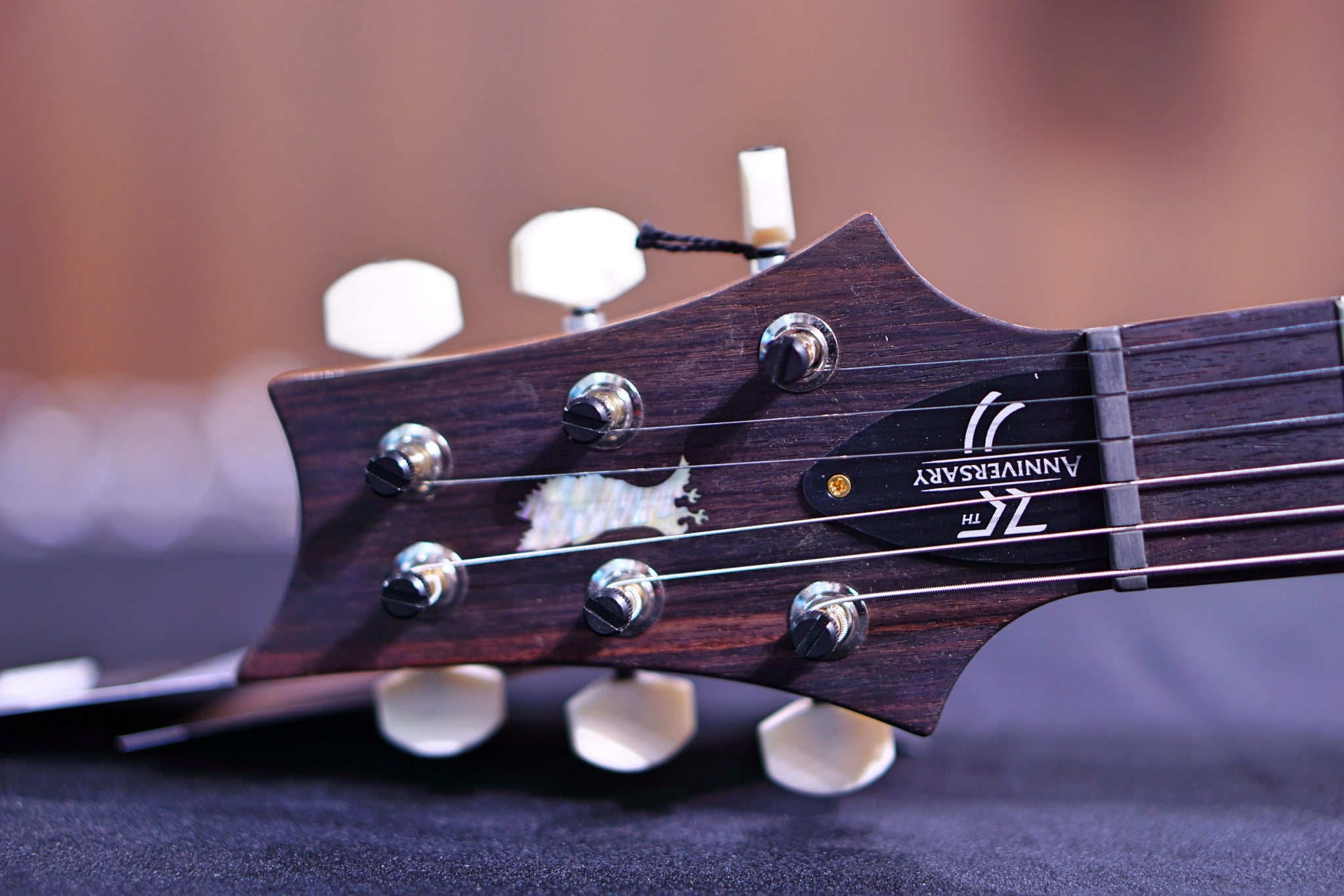 PRS 35th Anniversary Custom 24 - Fire Red / Gray Black Fade 10top Thin Neck 0329325 - HIENDGUITAR PRS GUITAR